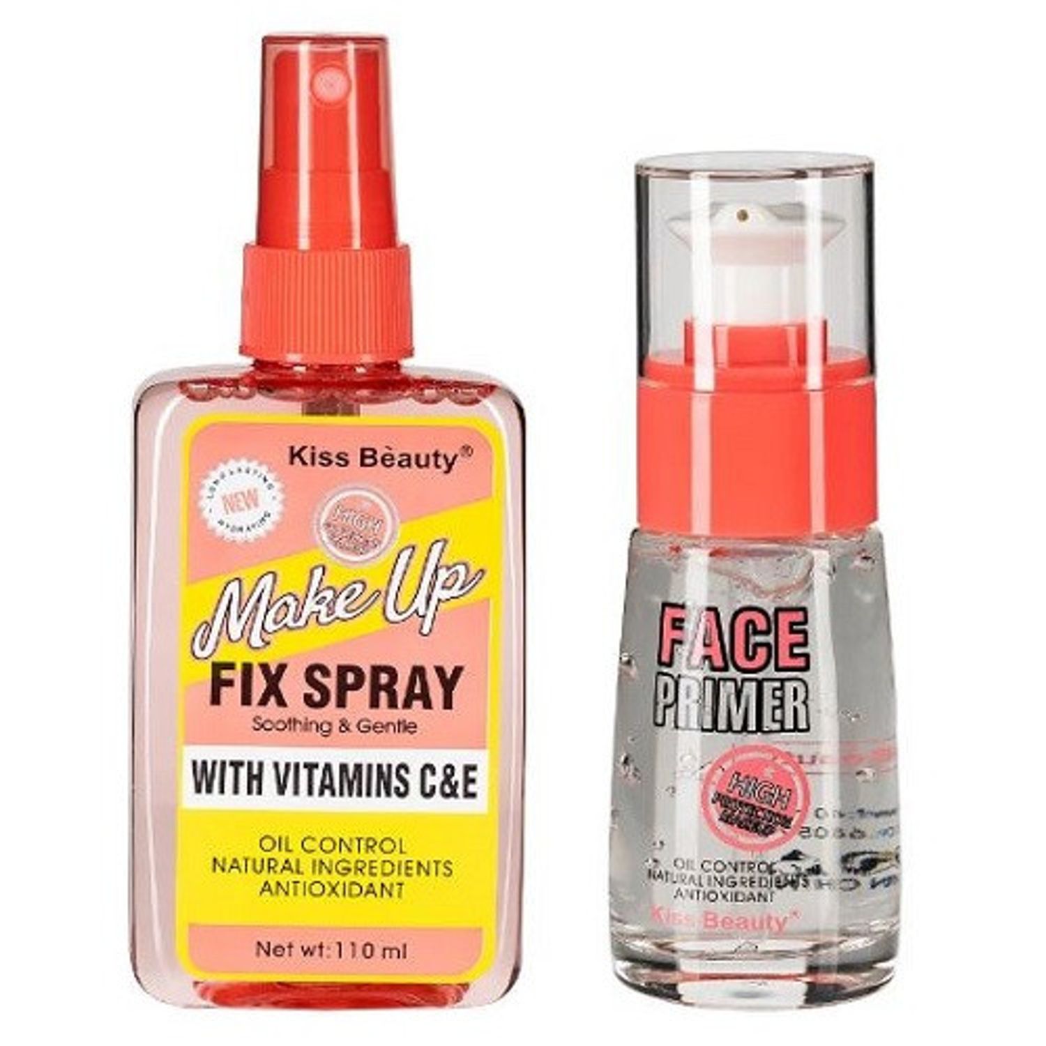 Set Spray fixare si baza de machiaj, Karite, Vitamina C si E fotografia produsului