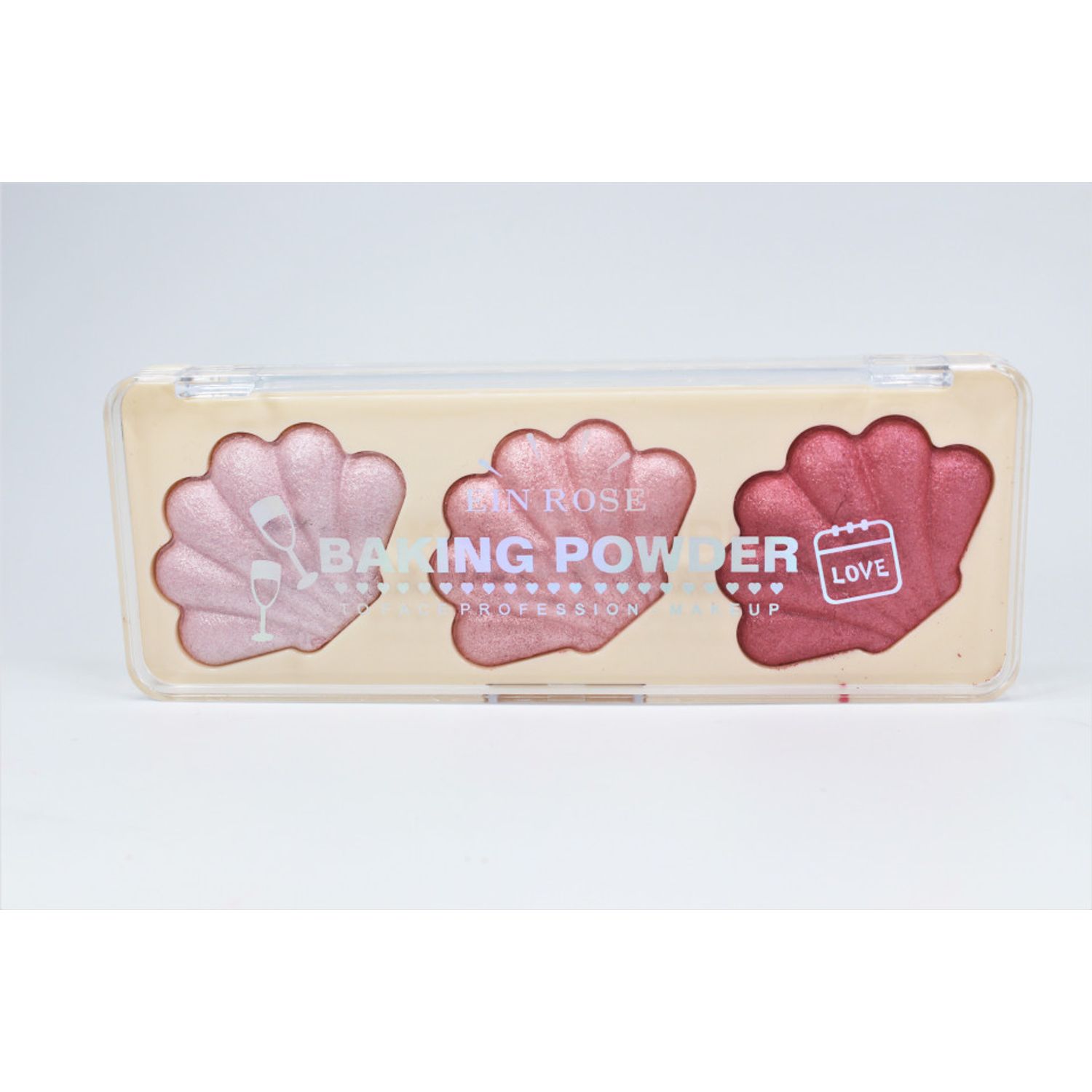 Paleta iluminatoare, Makeup, Eni Rose, Baking Powder, 01 fotografia produsului View 2 L