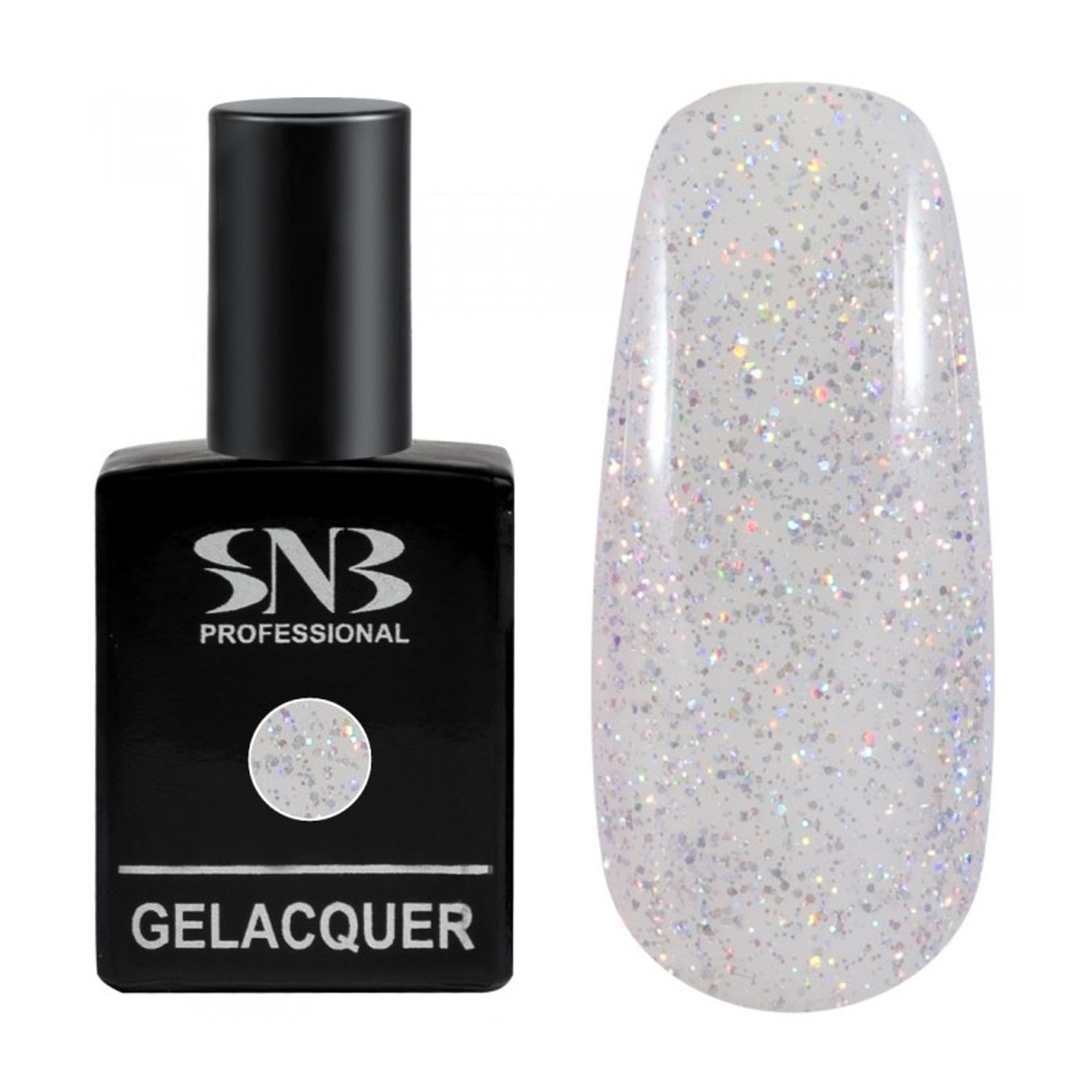 Oja semipermanenta SNB GL064 Hologram 15 ml fotografia produsului