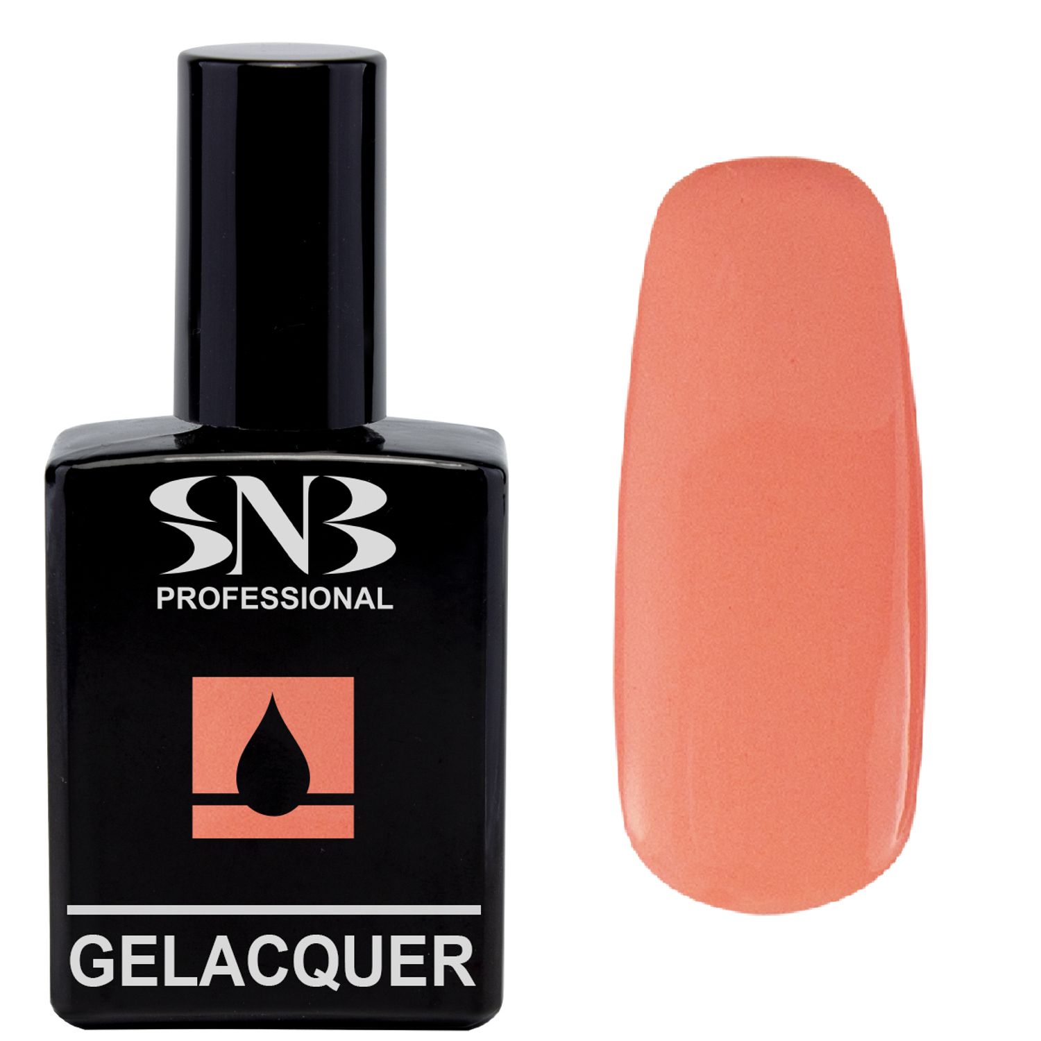 Oja Semipermanenta SNB, GL228, Somon Neon, 15ml fotografia produsului