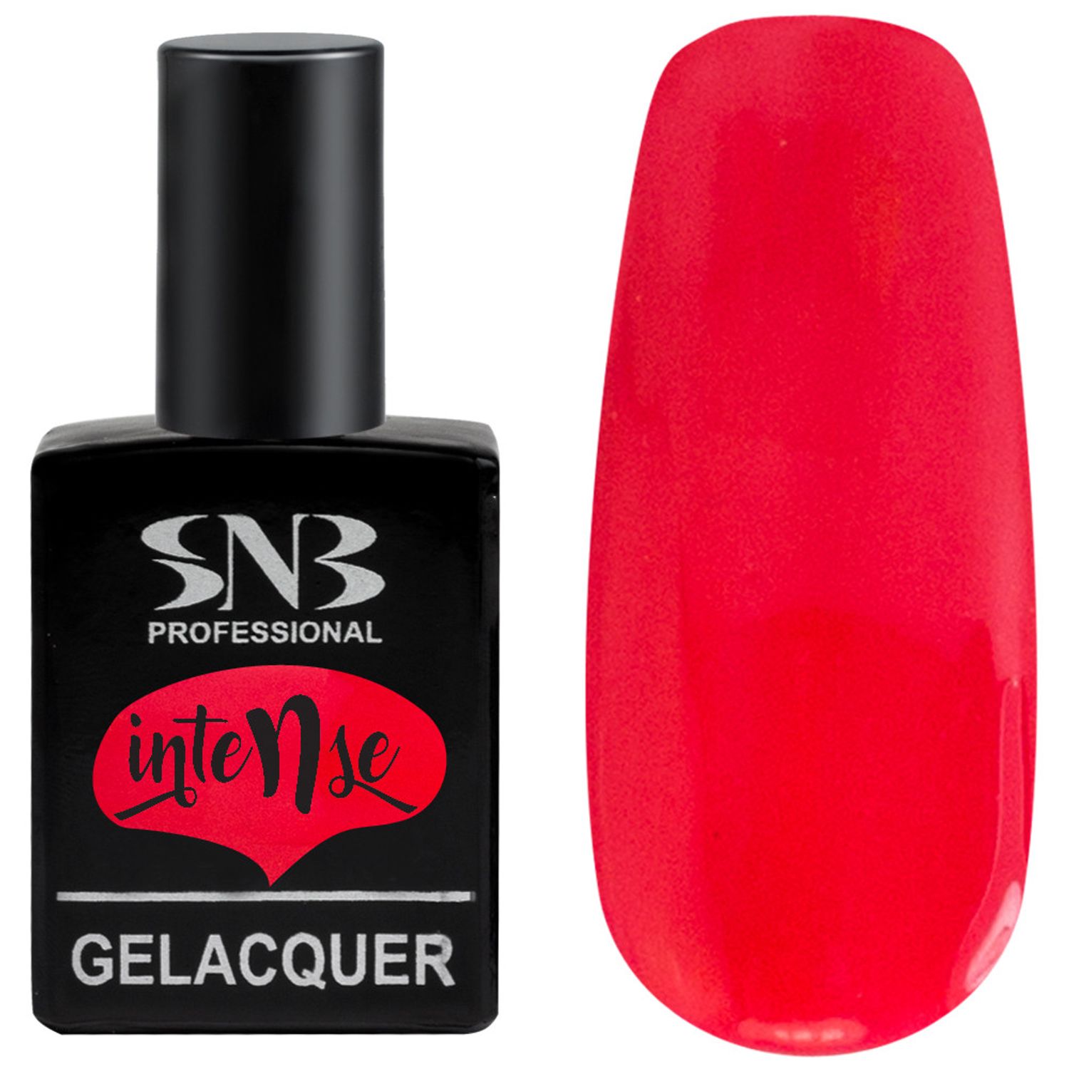 Oja semipermanenta SNB, GLI08, Corai Neon, Alia 15 ml fotografia produsului