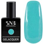 Oja Semipermanenta SNB, GL070, Bleu Verde perlat, 15ml fotografia produsului