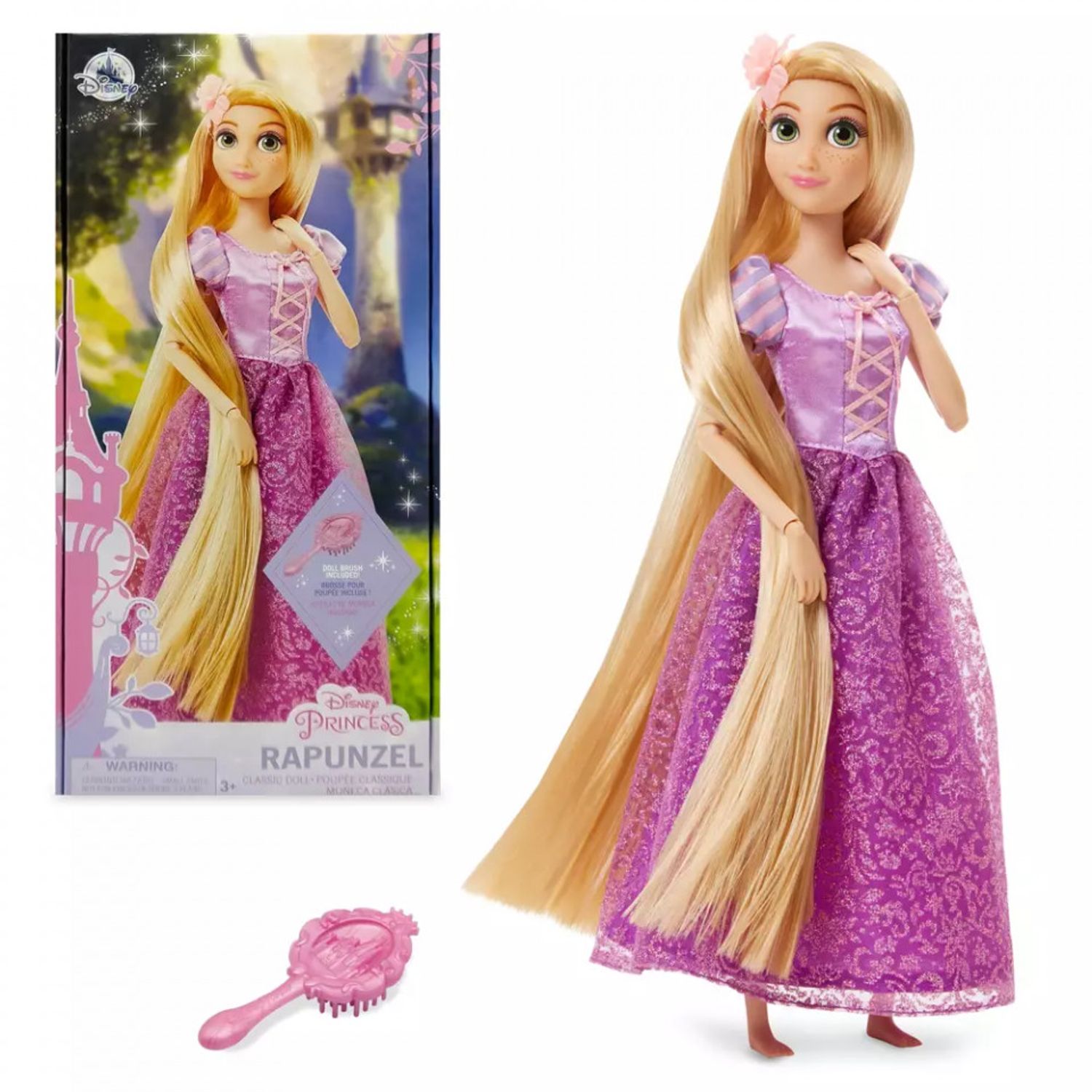 Papusa Printesa Disney Rapunzel ECO fotografia produsului