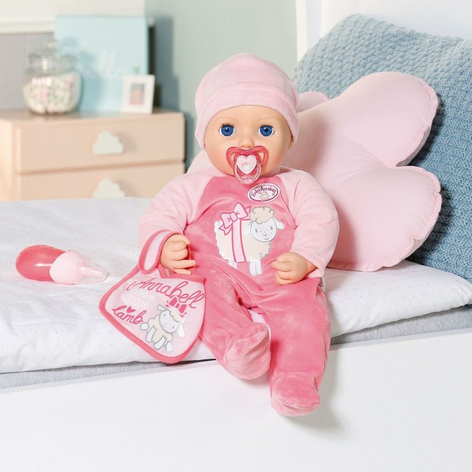 Baby Annabell - Papusa interactiva corp moale, 43 cm fotografia produsului