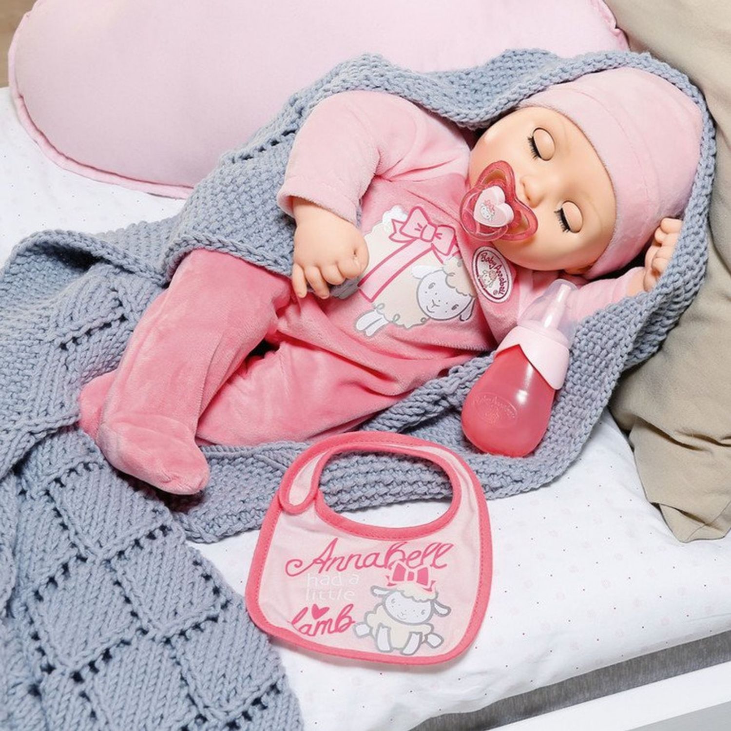 Baby Annabell - Papusa interactiva corp moale, 43 cm fotografia produsului View 8 L