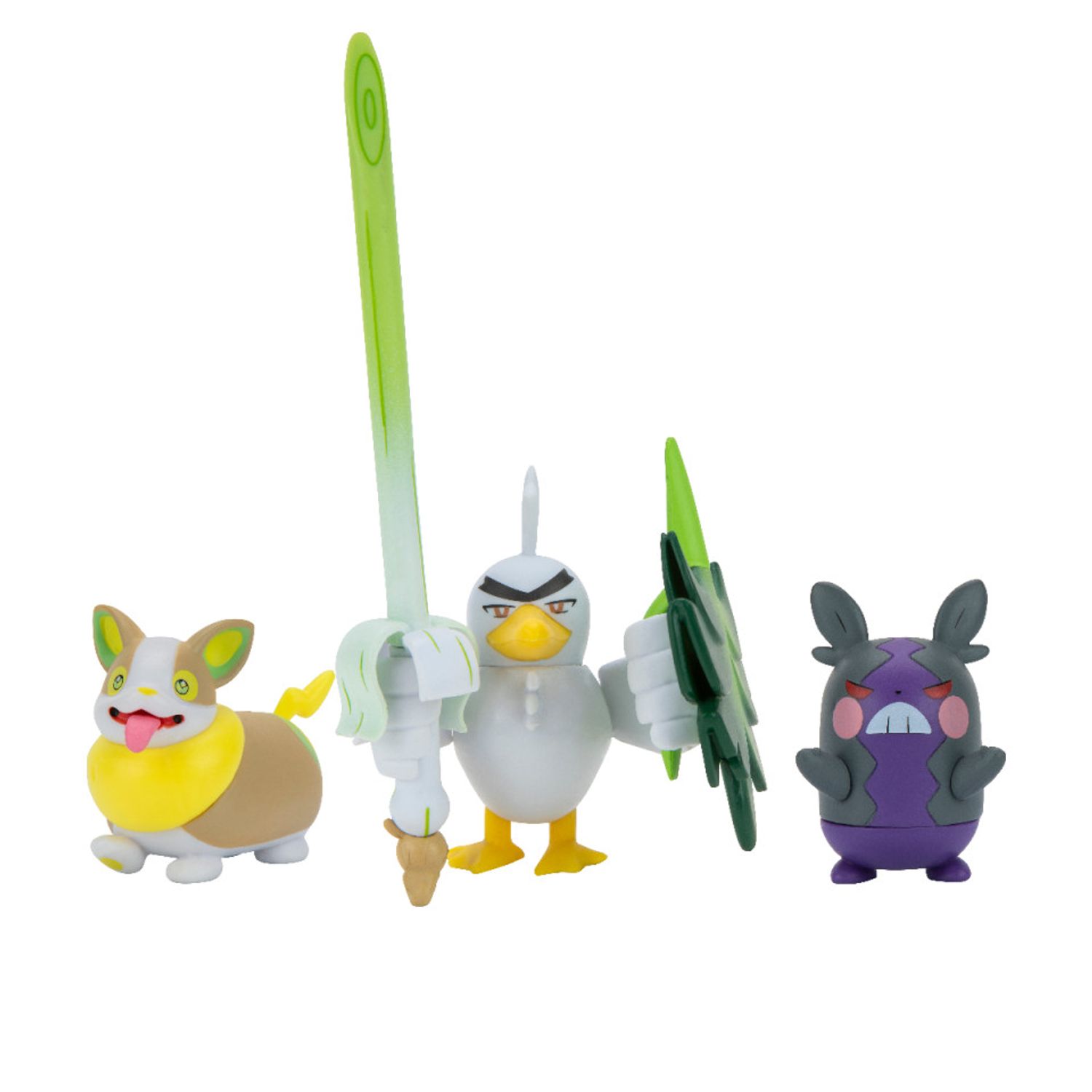 Set 3 figurine Pokemon, Sirfetch'D, Morpeko si Yamper, 6 cm fotografia produsului View 2 L