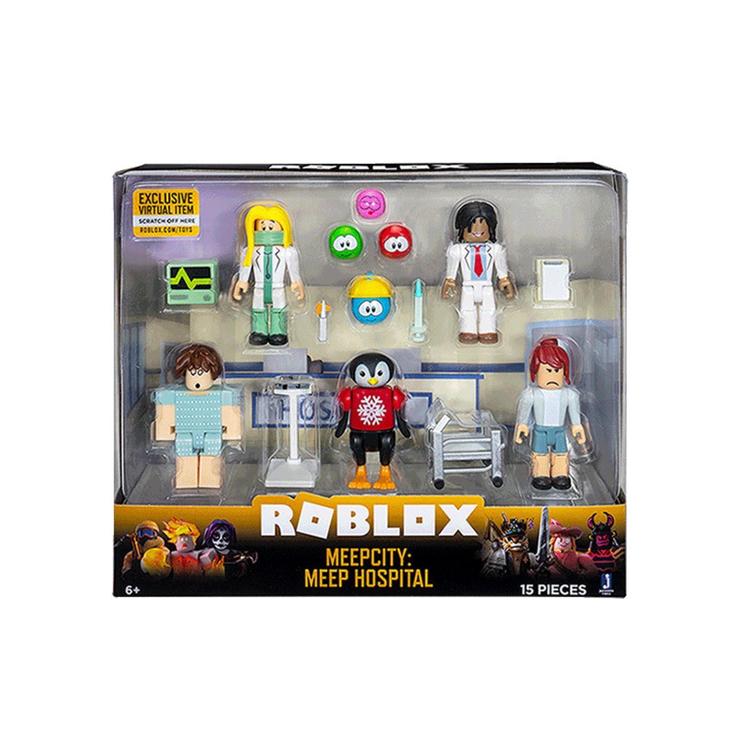 Roblox - Set figurine, Roblox Celebrity, MeepCity: Meep Hospital, 4 buc -  elefant.ro