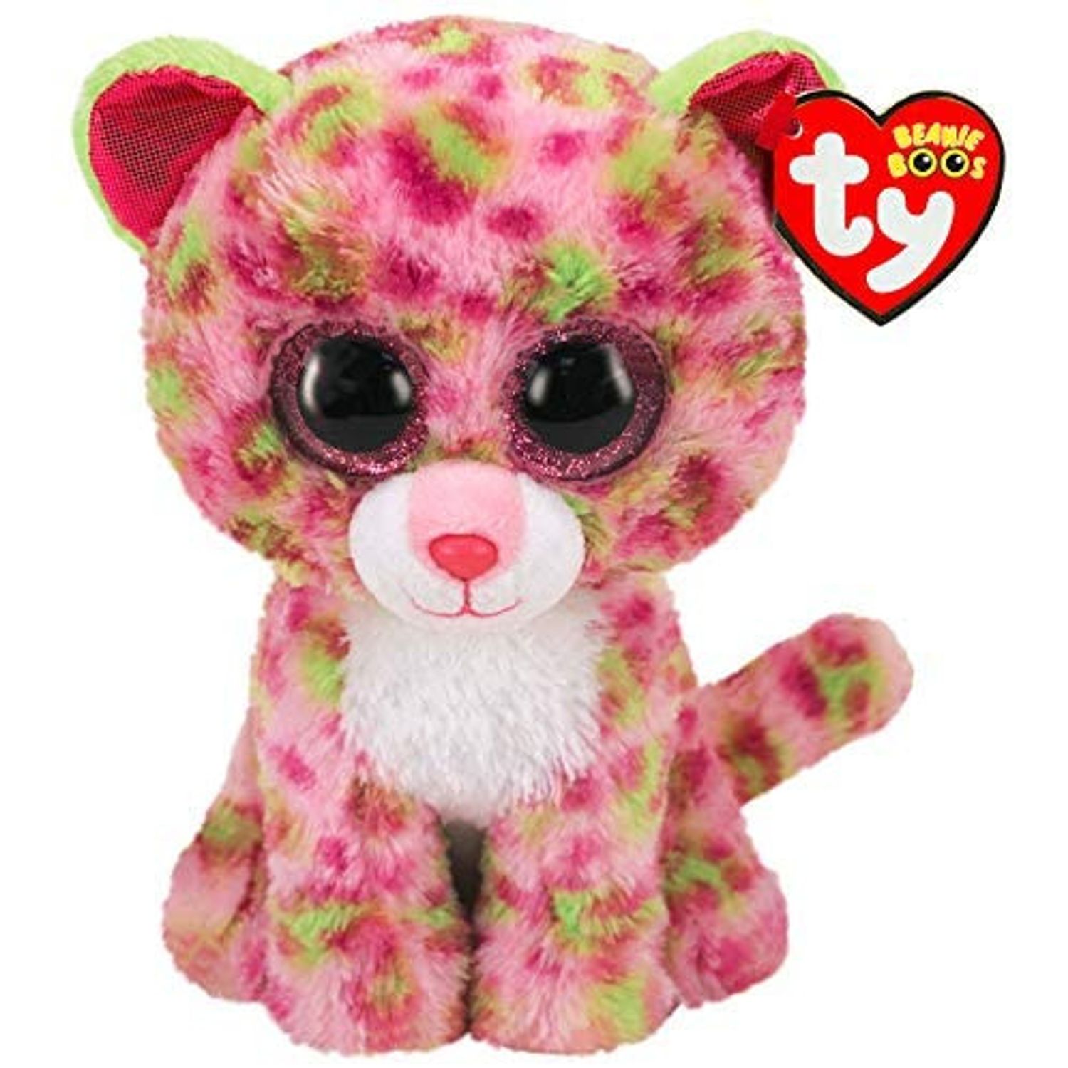 Plus Ty 15Cm Boos Leopard Roz fotografia produsului