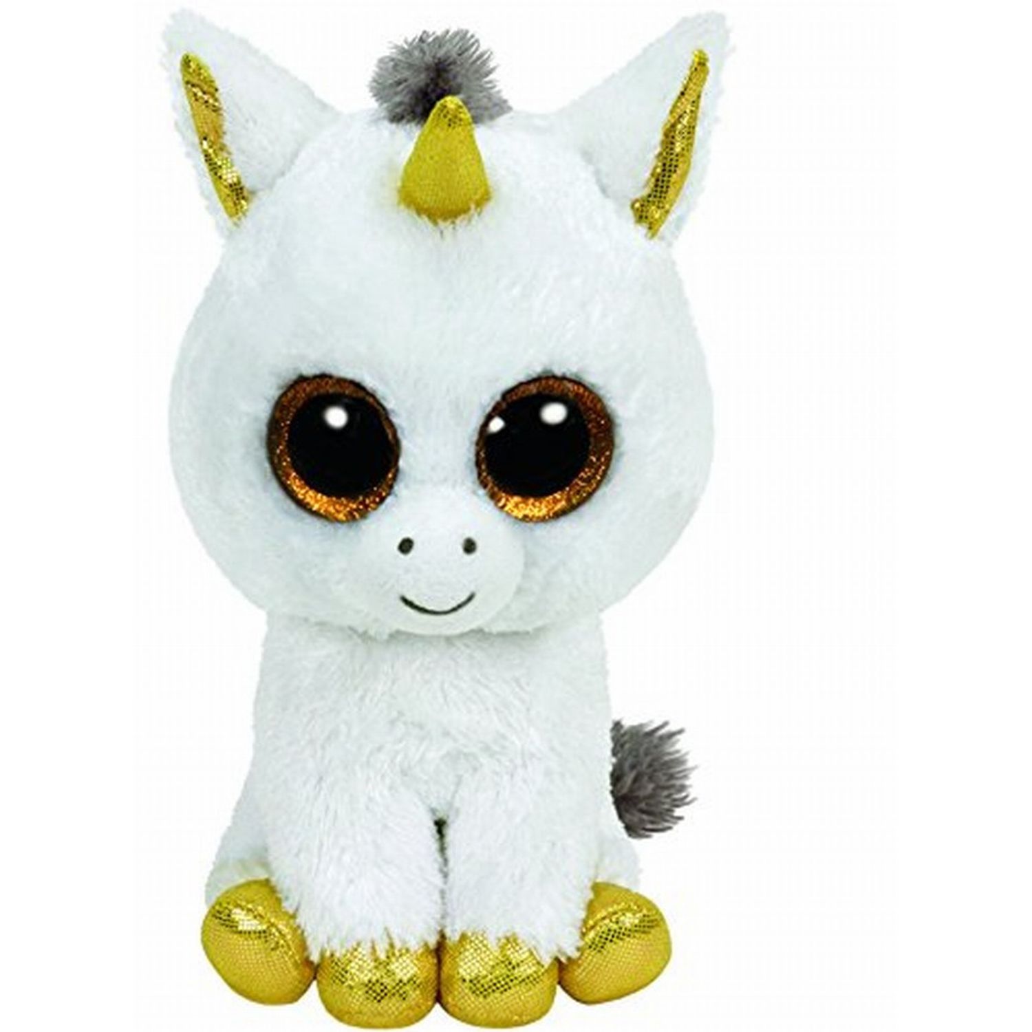 Plus Ty 15Cm Boos Pegasus Unicorn Alb fotografia produsului