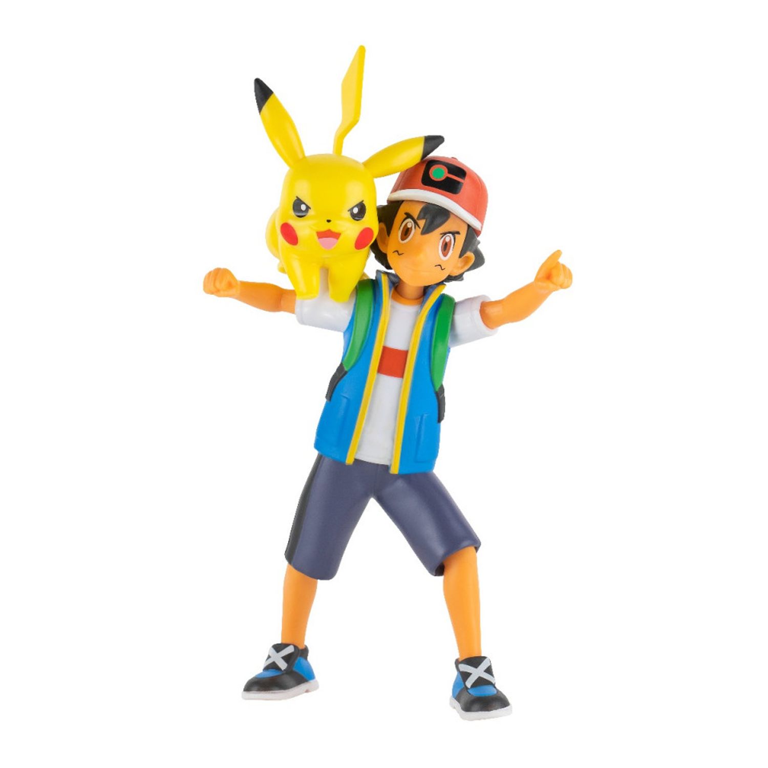 Set figurine de actiune, Pokemon, Ash & Pikachu, 2buc fotografia produsului View 2 L