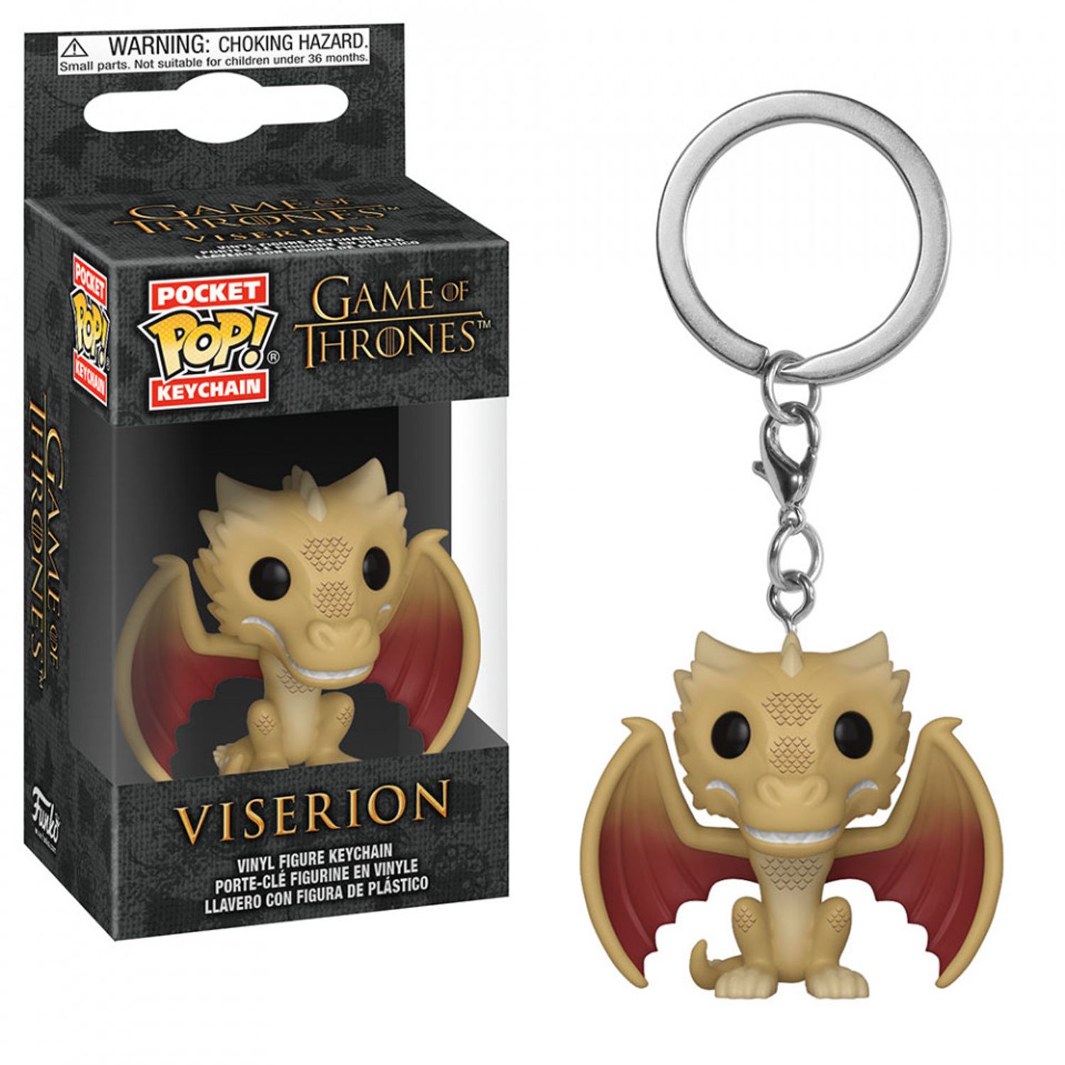 Breloc FUNKO Pop Game of Thrones S10 Regular Viserion fotografia produsului