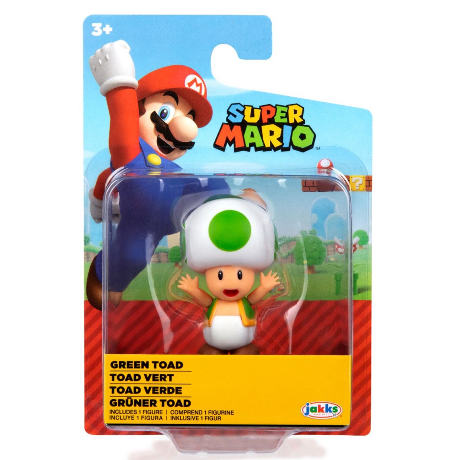 Figurina articulata, Nintendo Mario, Green Toad, 6cm fotografia produsului