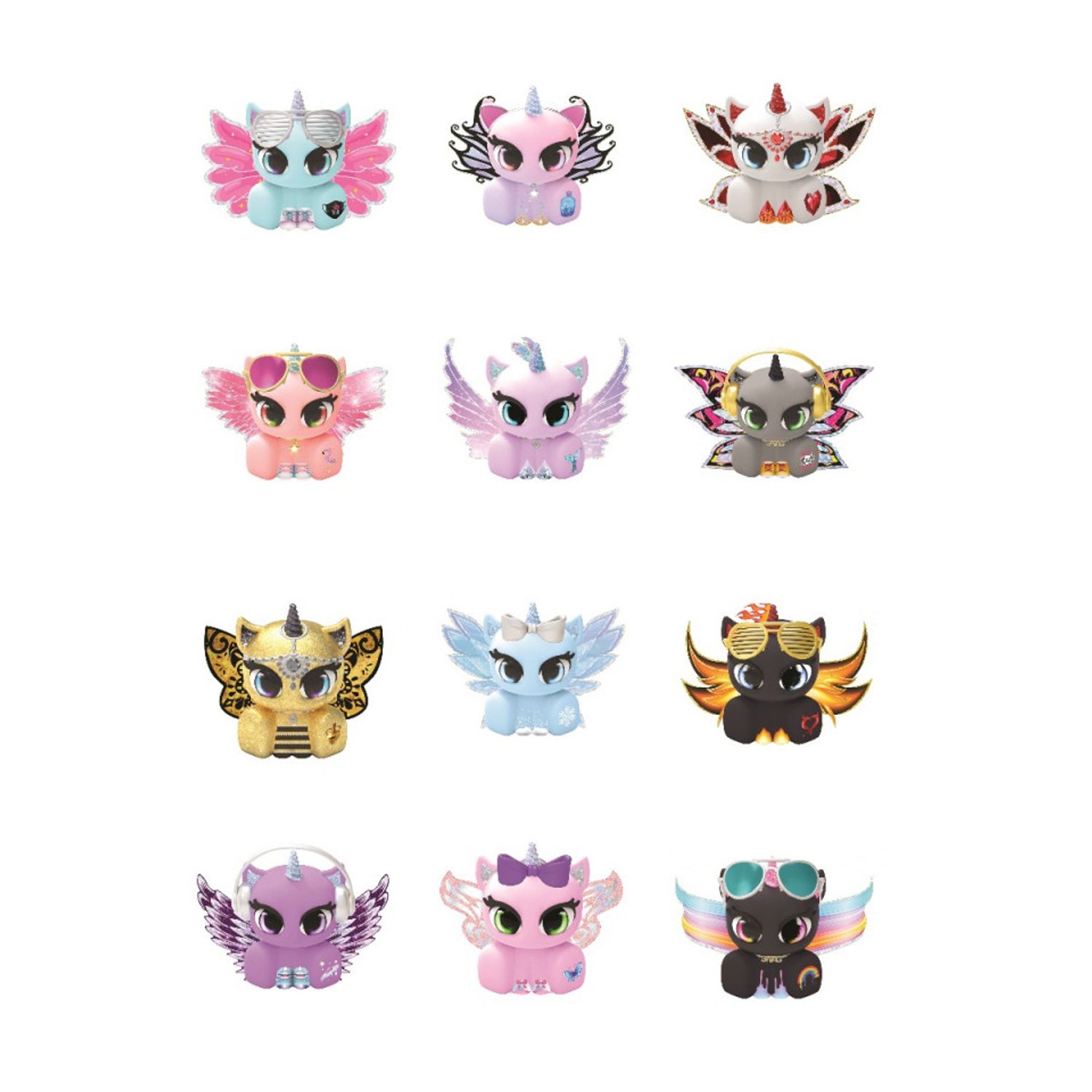 Figurina Unicorn surpriza si accesorii, Seria 2, Unicones, Mov fotografia produsului View 2 L