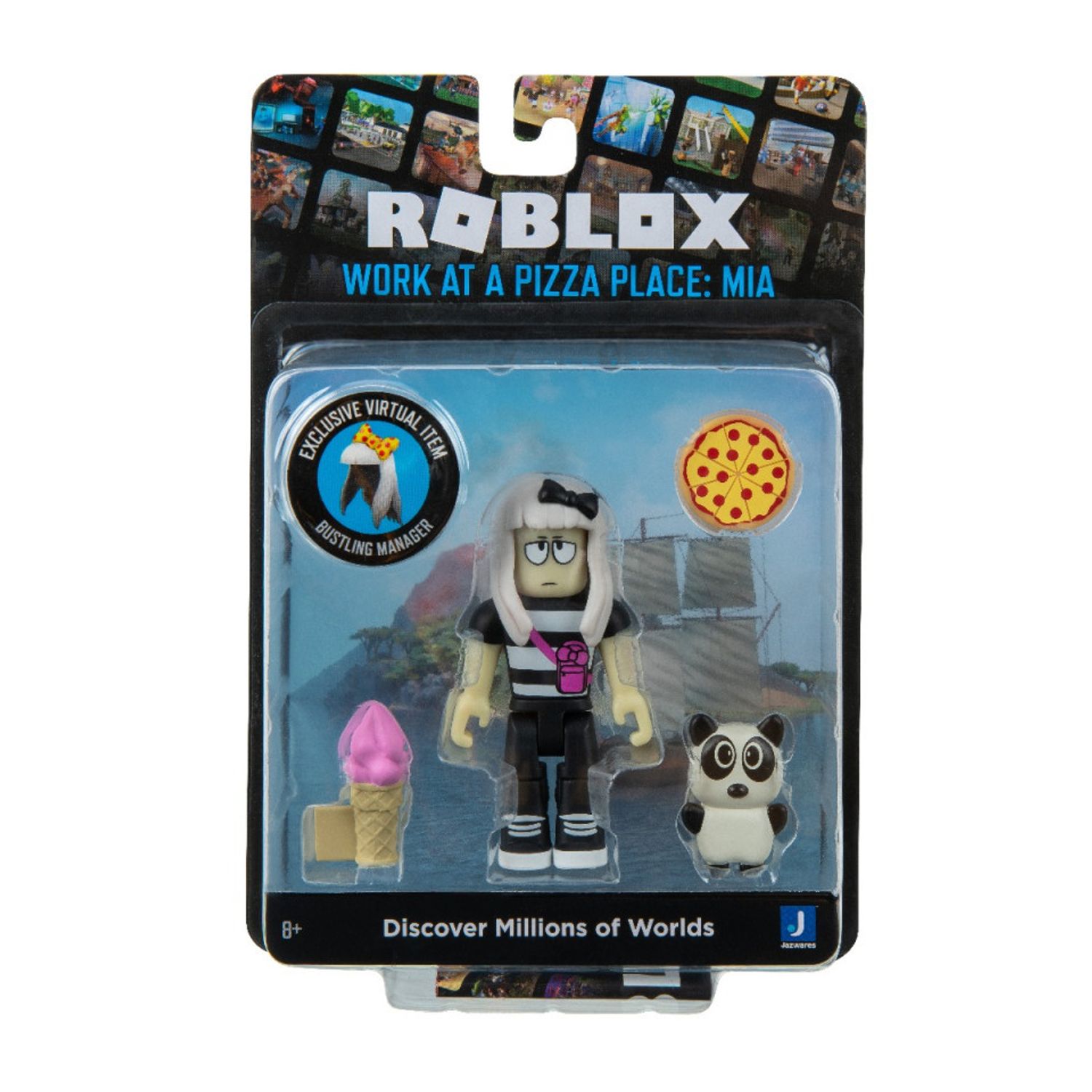 Figurina blister Roblox, model Work at a Pizza Place: Mia fotografia produsului View 2 L