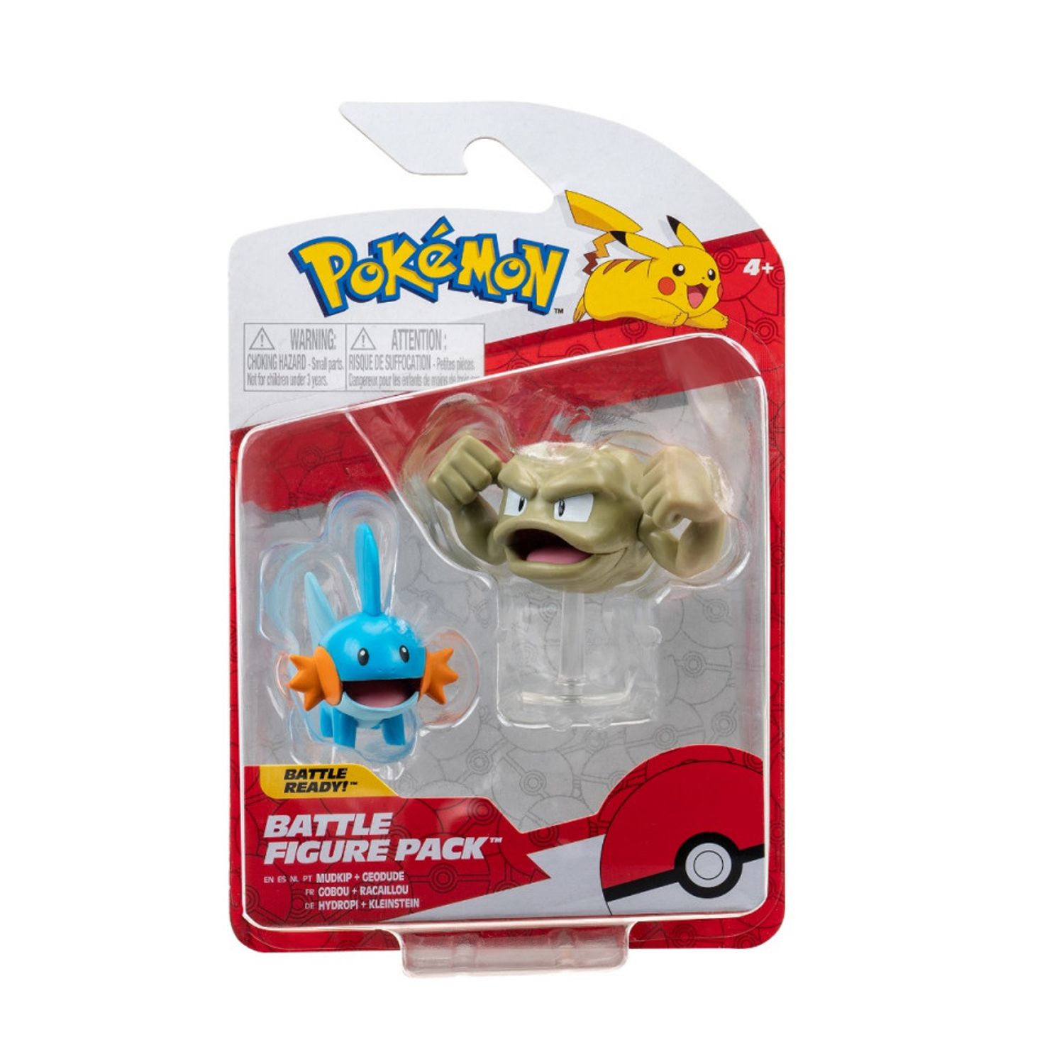Set figurine de actiune Pokemon, model Mudkip si Geodude fotografia produsului