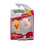 Set figurine de actiune Pokemon, model Torchic si Clefairy fotografia produsului