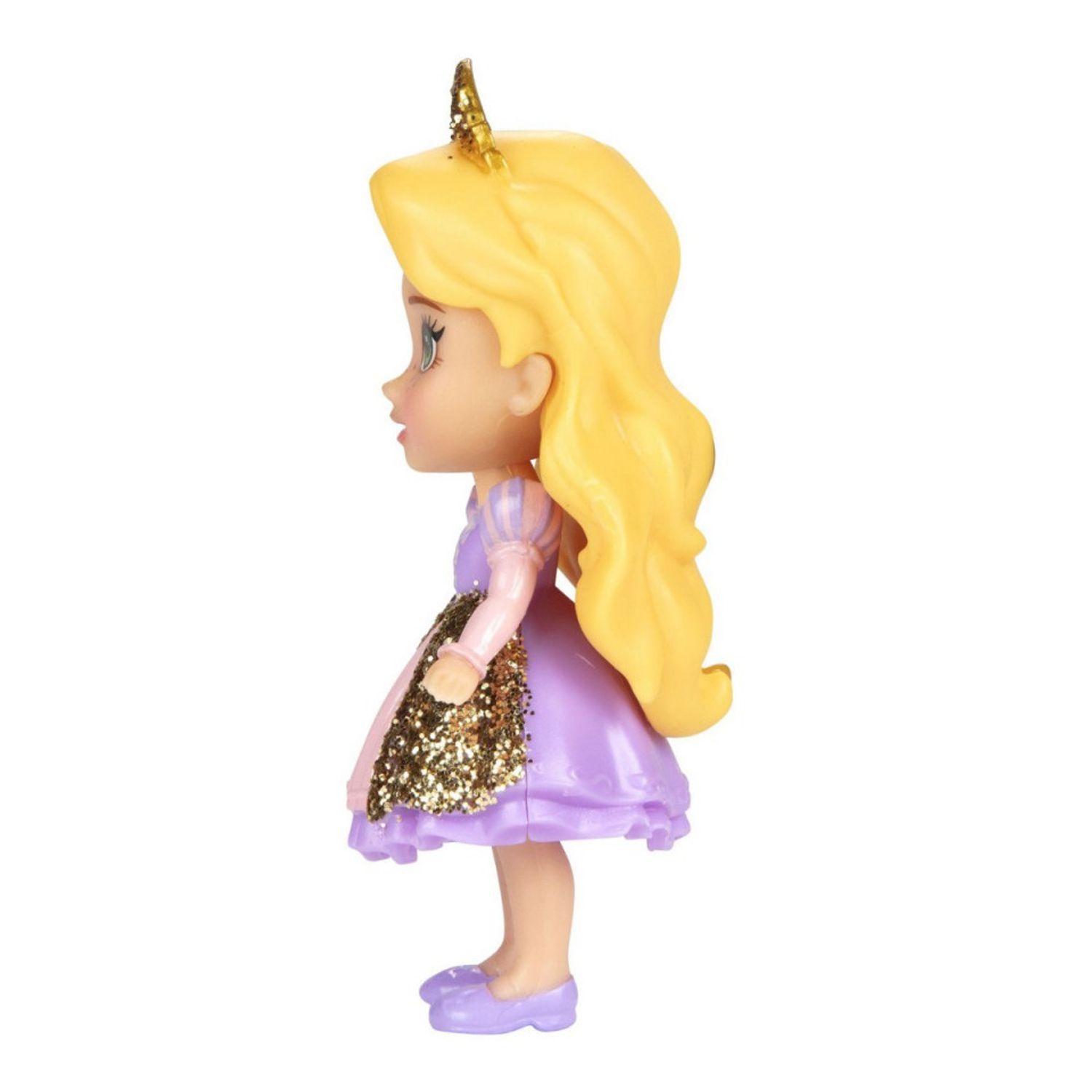 Mini papusa Disney Princess, model Rapunzel, 8cm fotografia produsului View 3 L