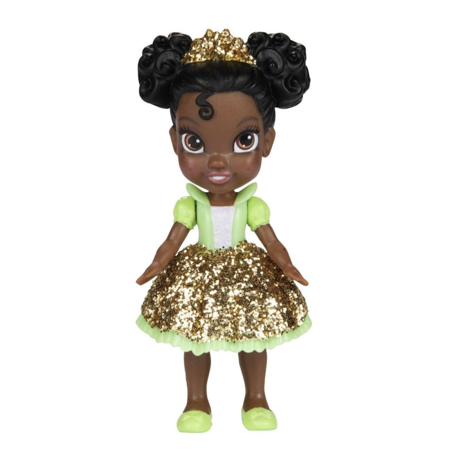 Mini papusa Disney Princess, model Tiana, 8cm fotografia produsului