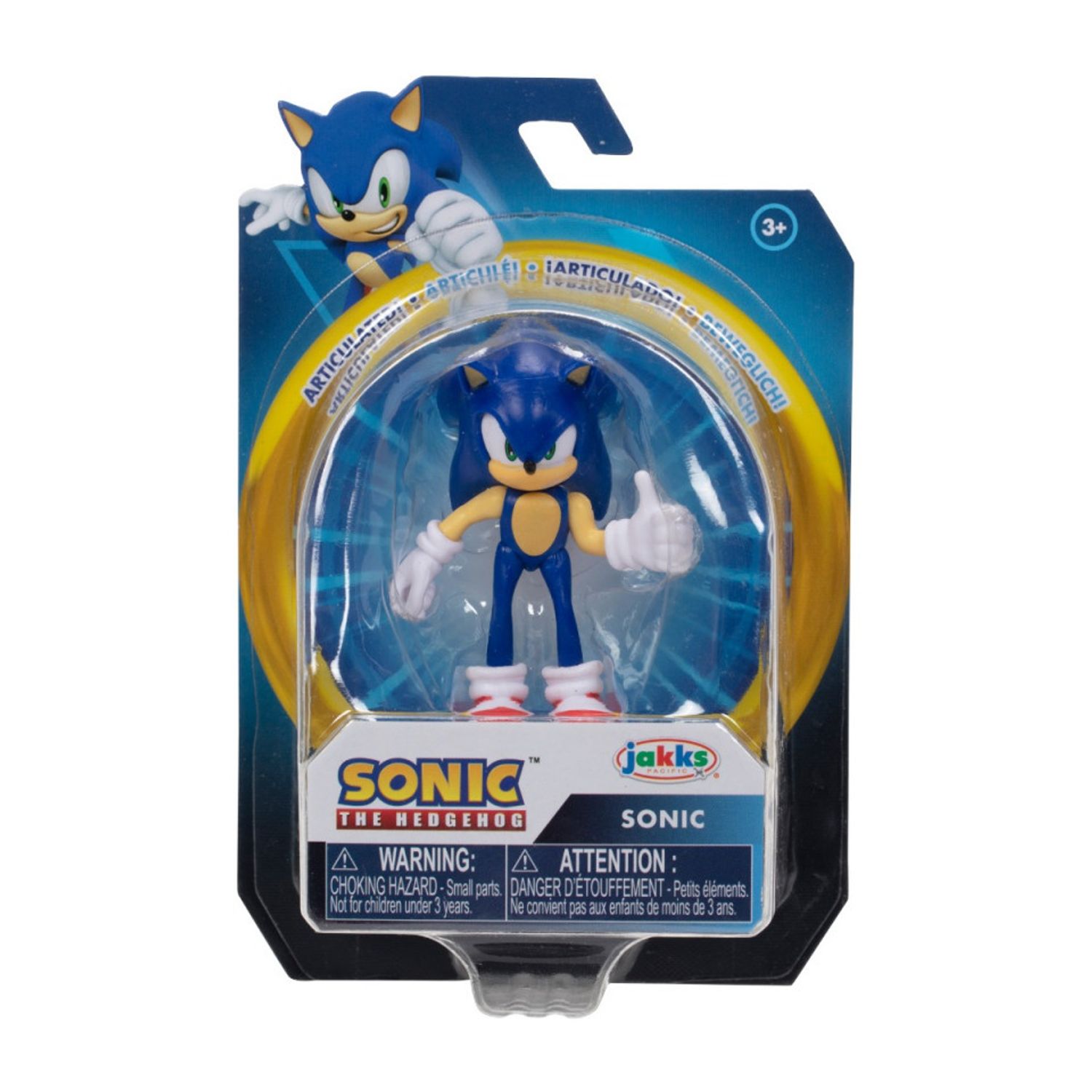 Figurina Sonic, wave 9, model Sonic, 6 cm fotografia produsului View 2 L
