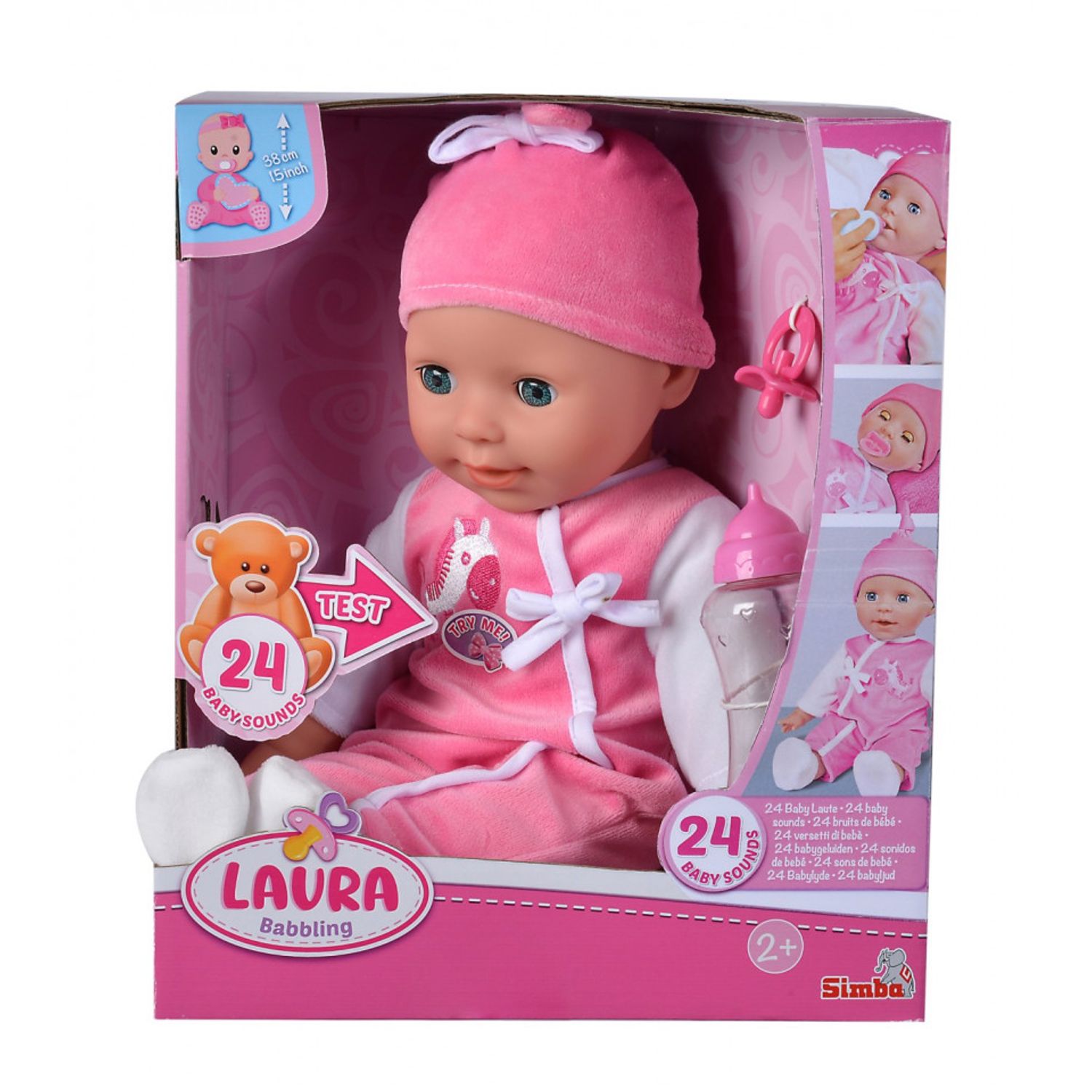 Laura Babbling Bebelus 38Cm fotografia produsului View 2 L