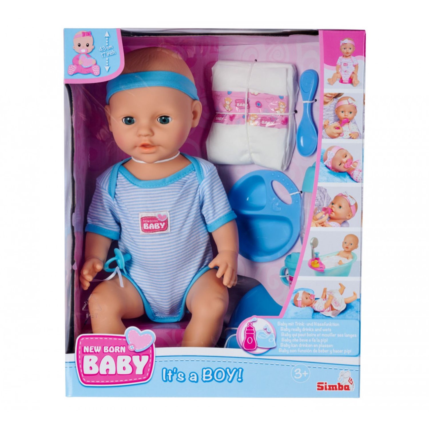 New Born Baby Bebelus 43Cm fotografia produsului View 2 L