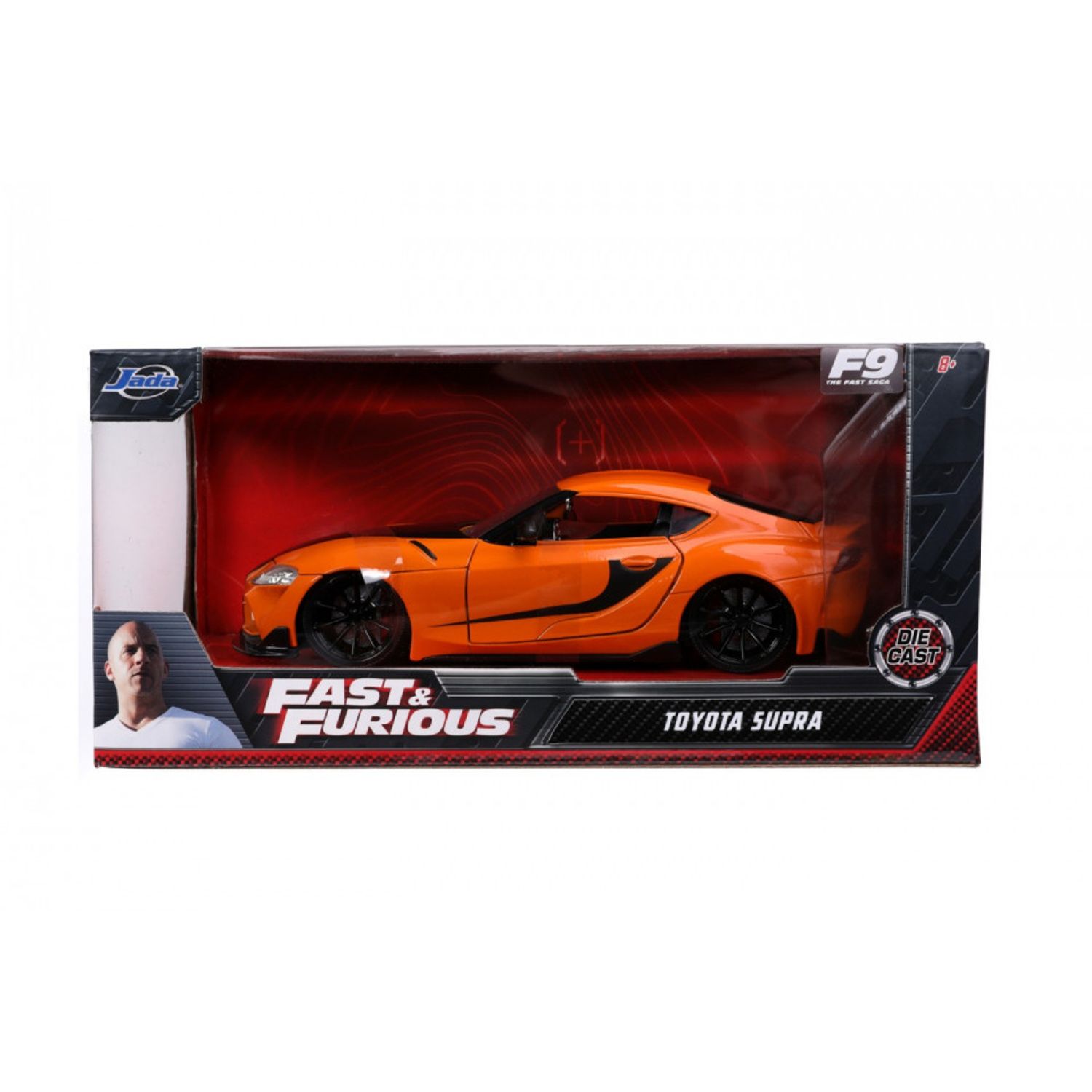 Fast And Furious 2020 Masinuta Metalica Toyota Supra Scara 1:24 fotografia produsului View 2 L