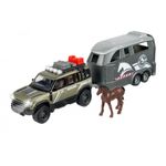 Majorette Land Rover Cu Remorca Pentru Cai fotografia produsului