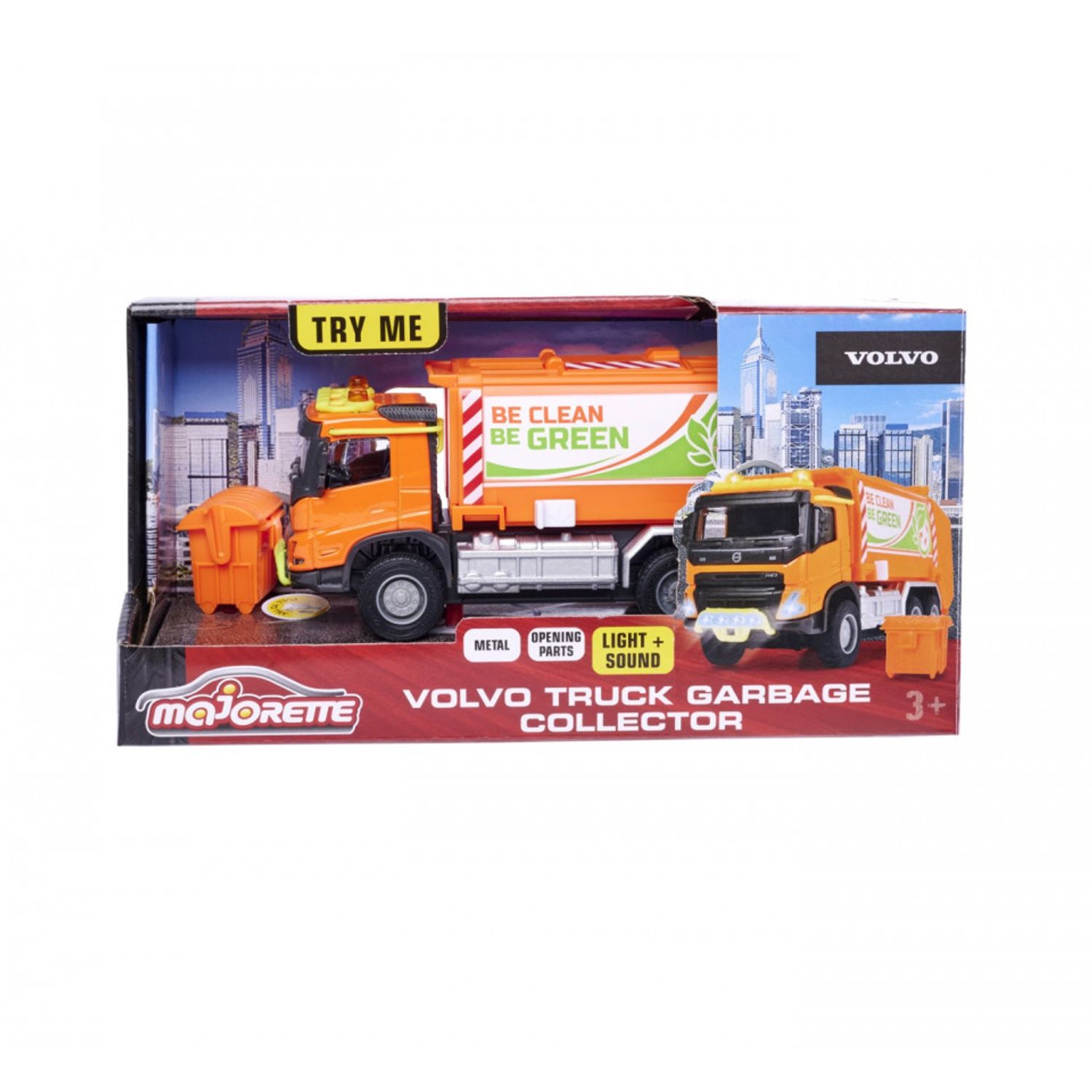 Majorette Volvo Camion De Gunoi fotografia produsului View 2 L