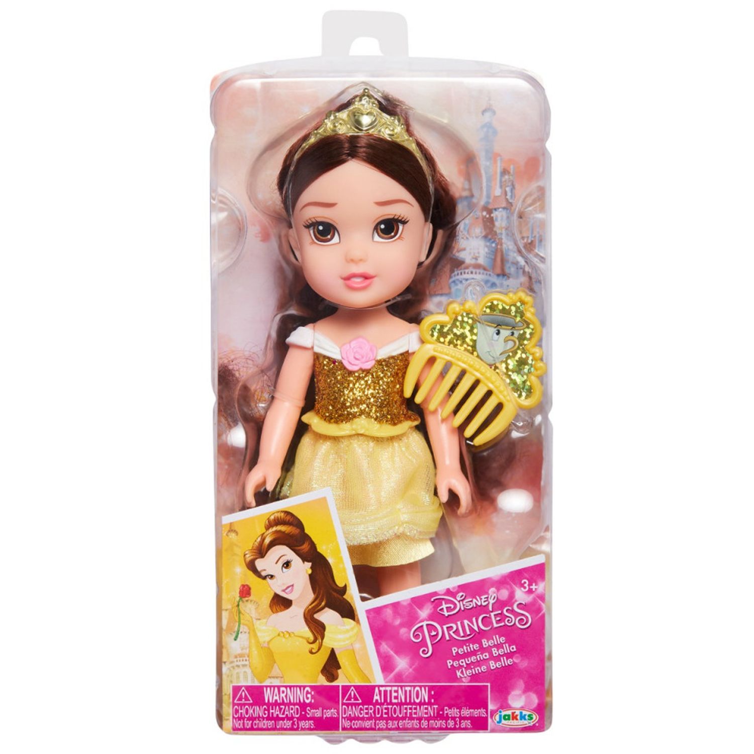 Papusa Belle cu pieptene, Disney Princess, 15 cm fotografia produsului View 2 L