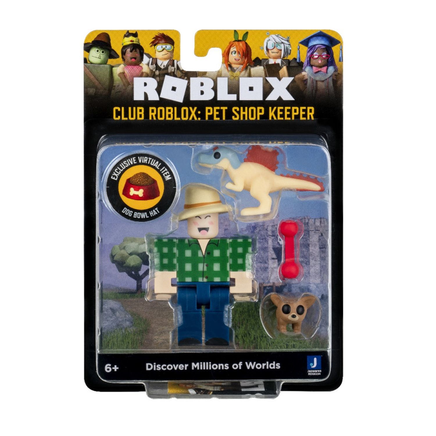Figurina blister Roblox Celebrity, Club Roblox: Pet Shop Keeper fotografia produsului View 2 L