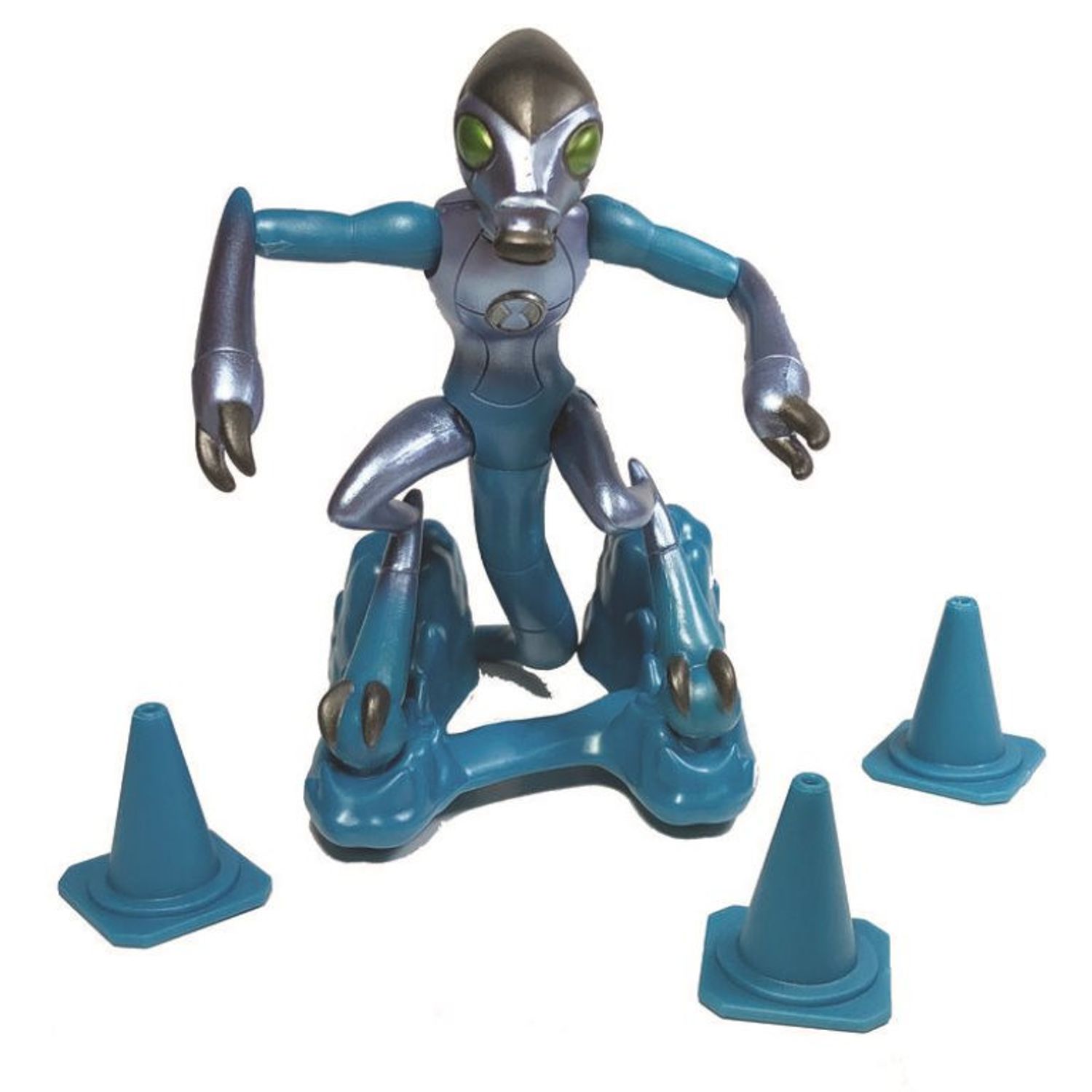 Figurina Ben 10, Metallic Xlr8 - 12 cm fotografia produsului View 2 L