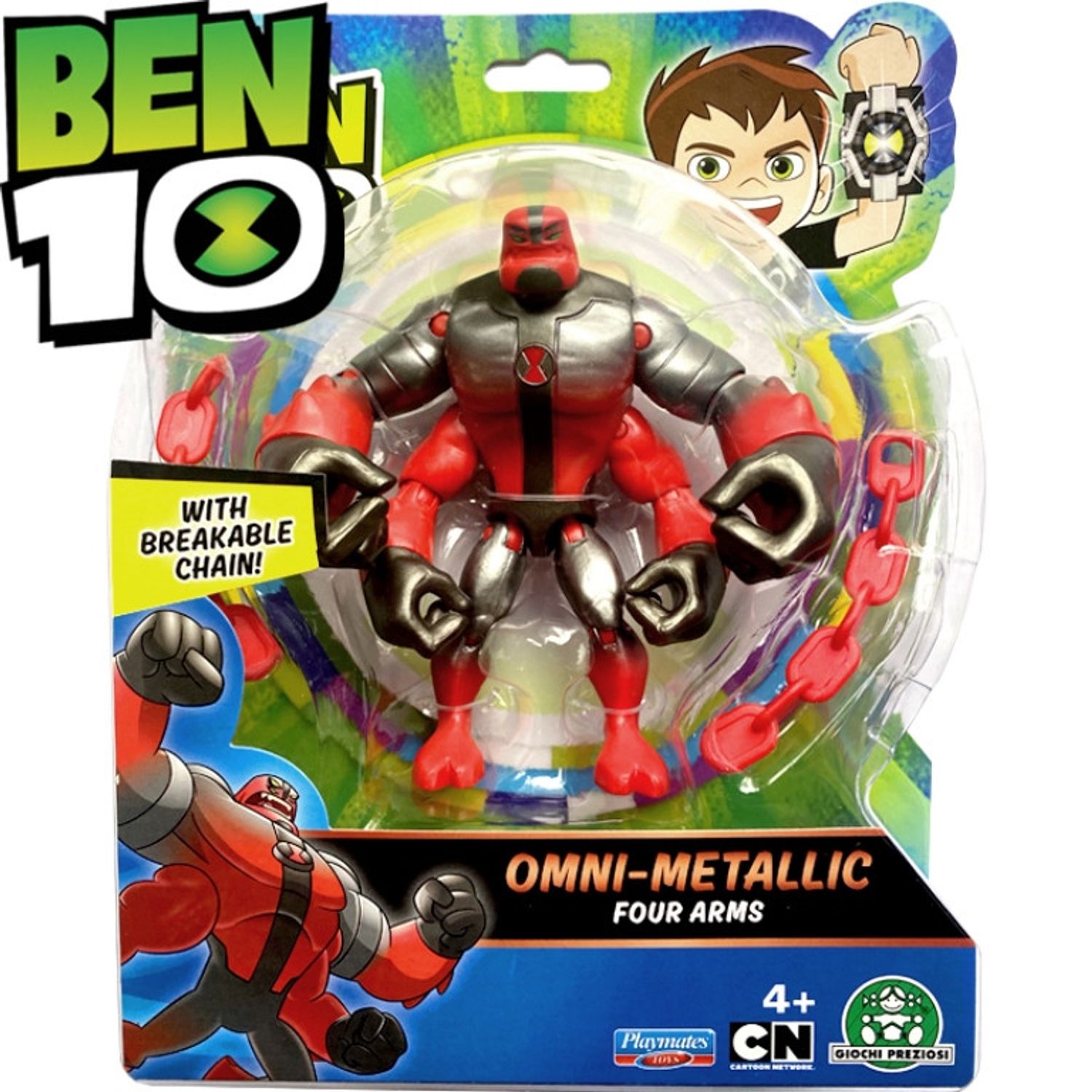 Figurina Ben 10, Metallic Fourarms - 12 cm fotografia produsului