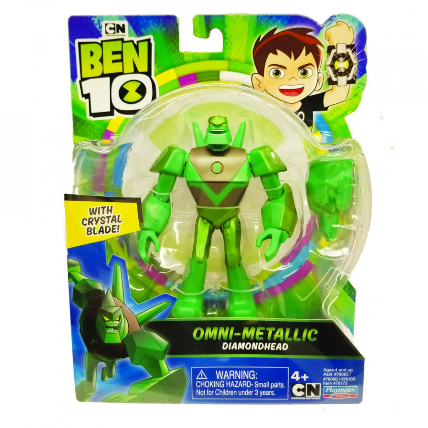 Figurina Ben 10, Metallic Diamondhead - 12 cm fotografia produsului