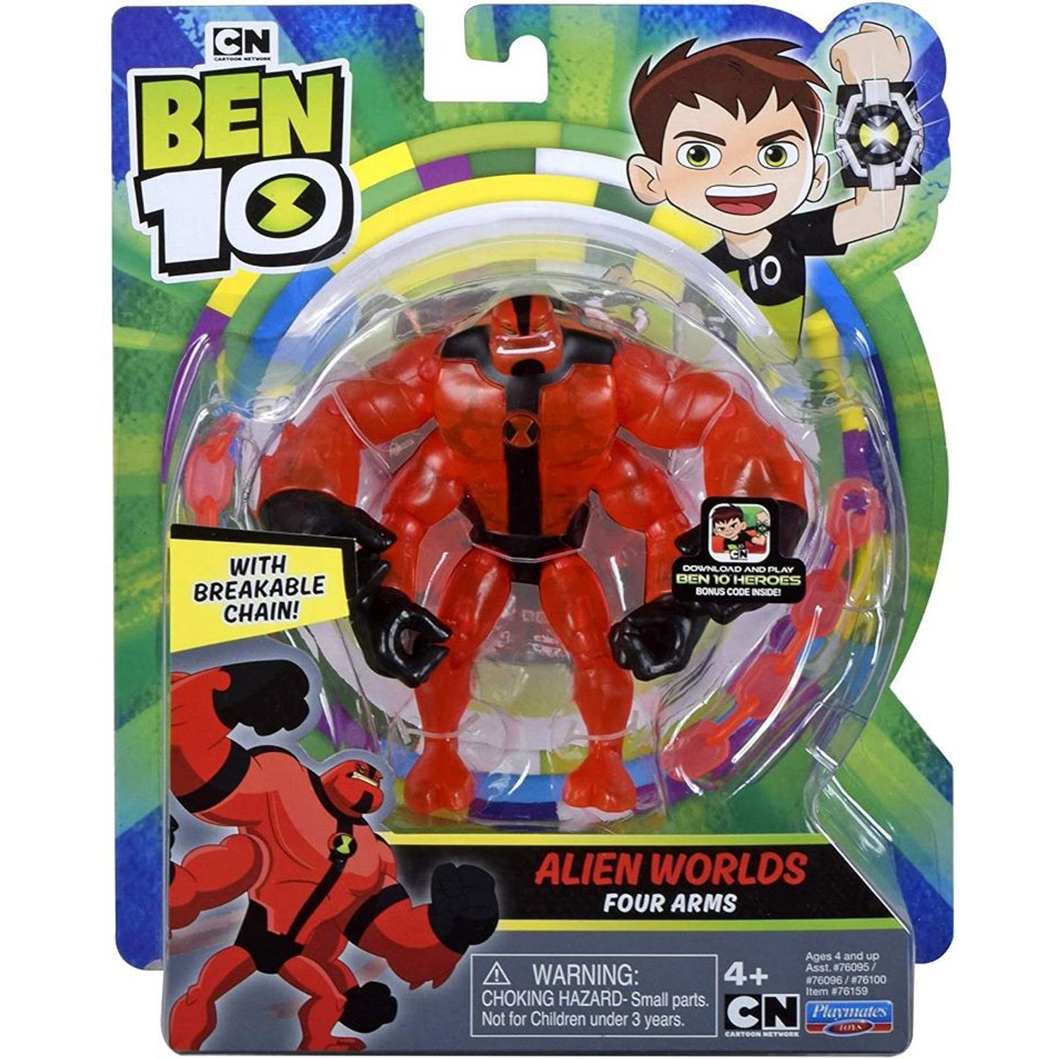 Figurina Ben 10, Alien Worlds Four Arms - 12 cm fotografia produsului