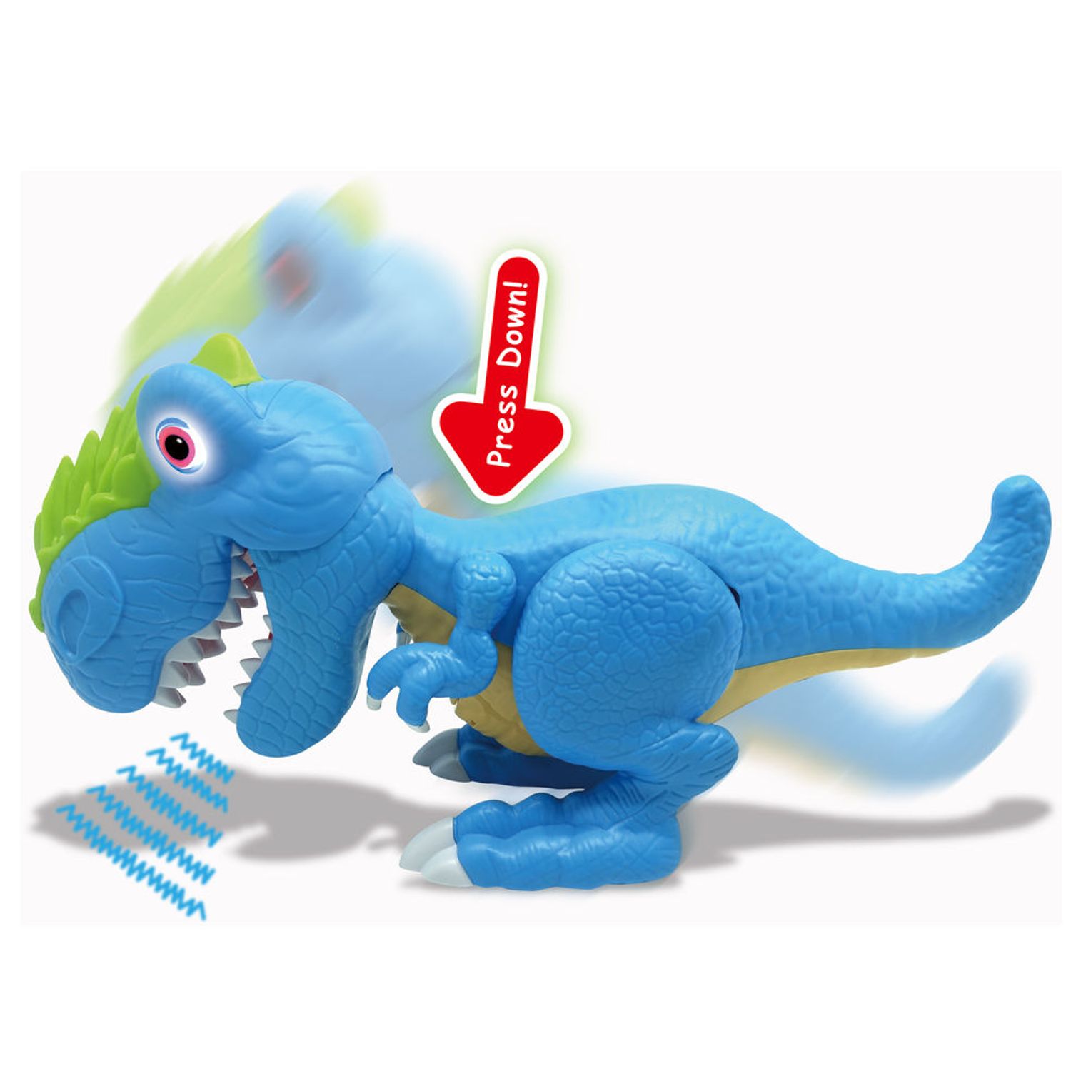 Dinozaur Junior T-Rex Cu Lumini Si Sunete - Bleu fotografia produsului View 3 L