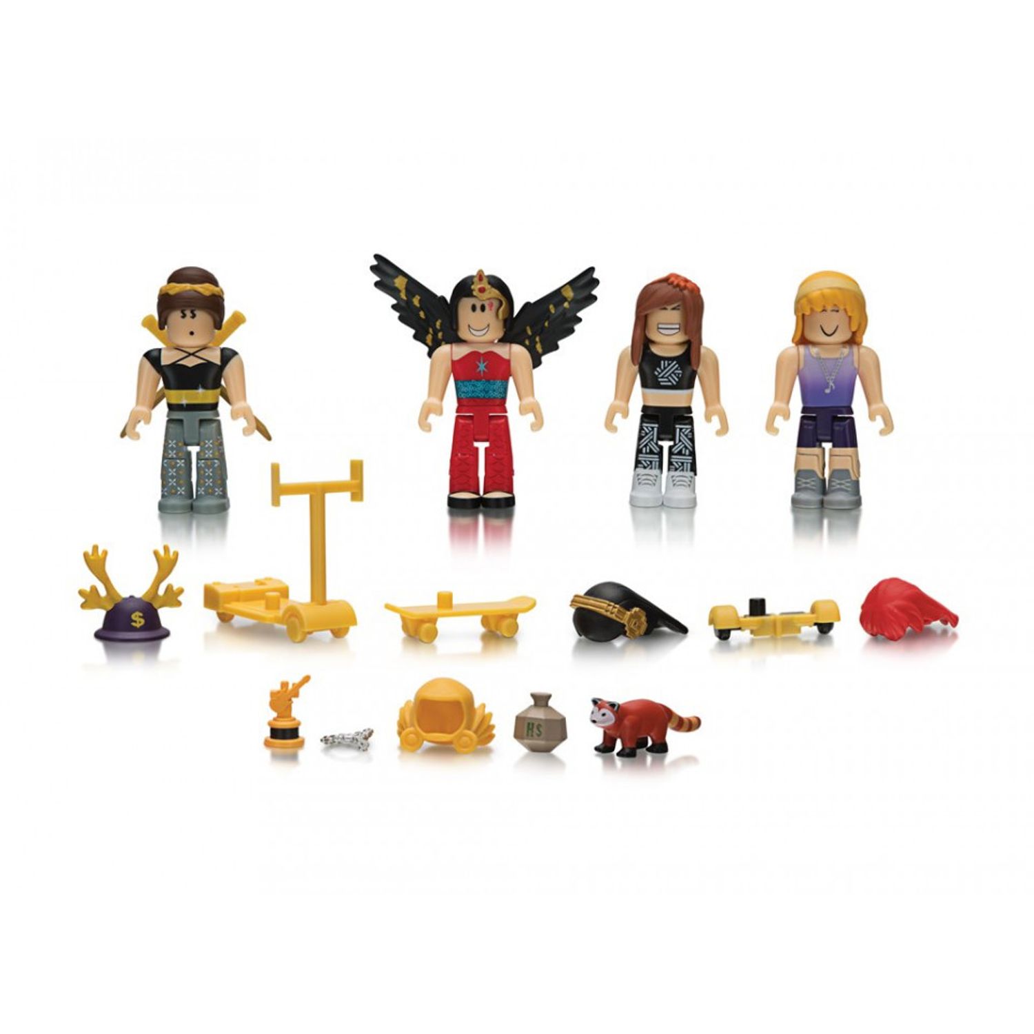 Set de joaca cu 4 figurine Roblox, model Builld A Billionaire Heiress Mix & Match Set fotografia produsului