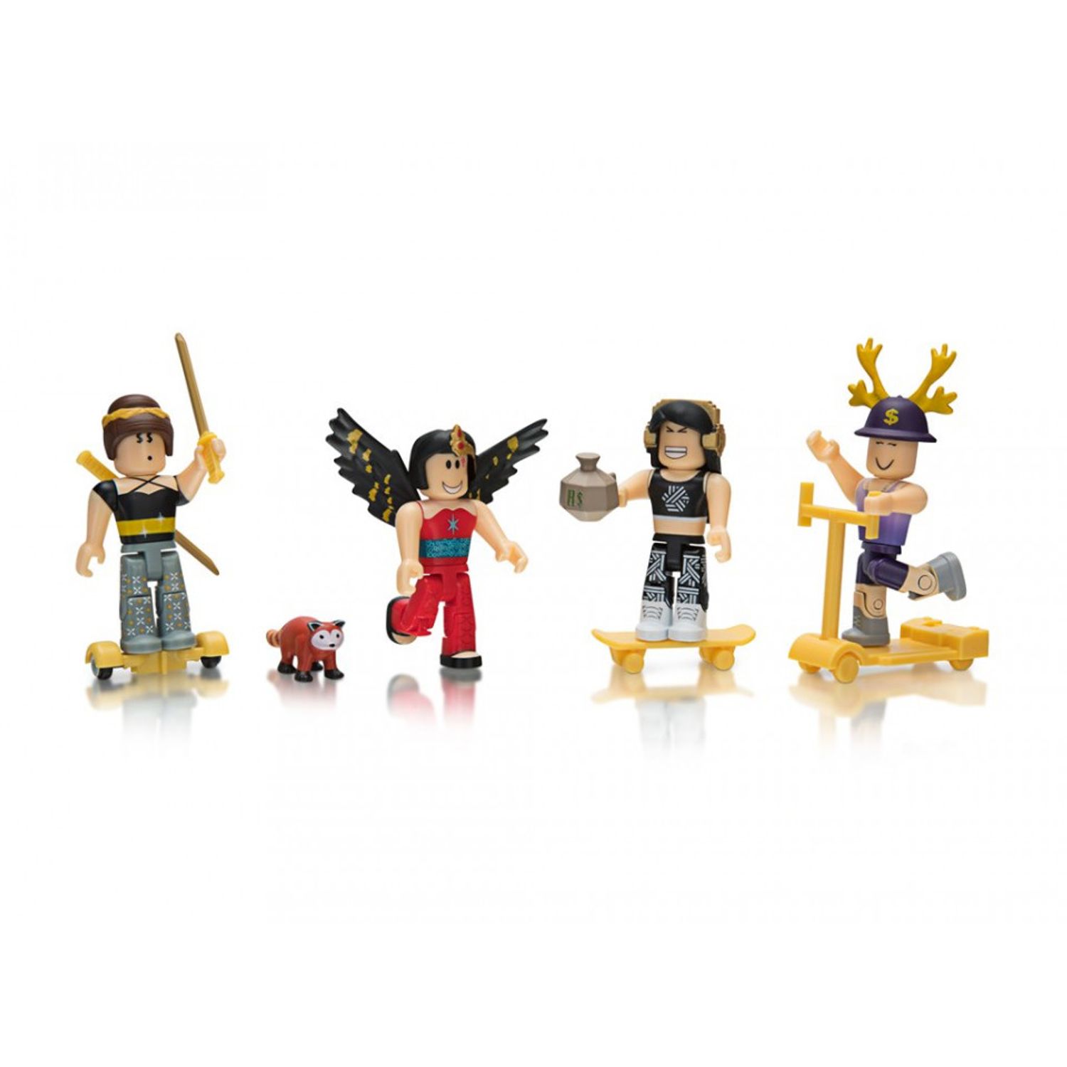 Set de joaca cu 4 figurine Roblox, model Builld A Billionaire Heiress Mix & Match Set fotografia produsului View 2 L