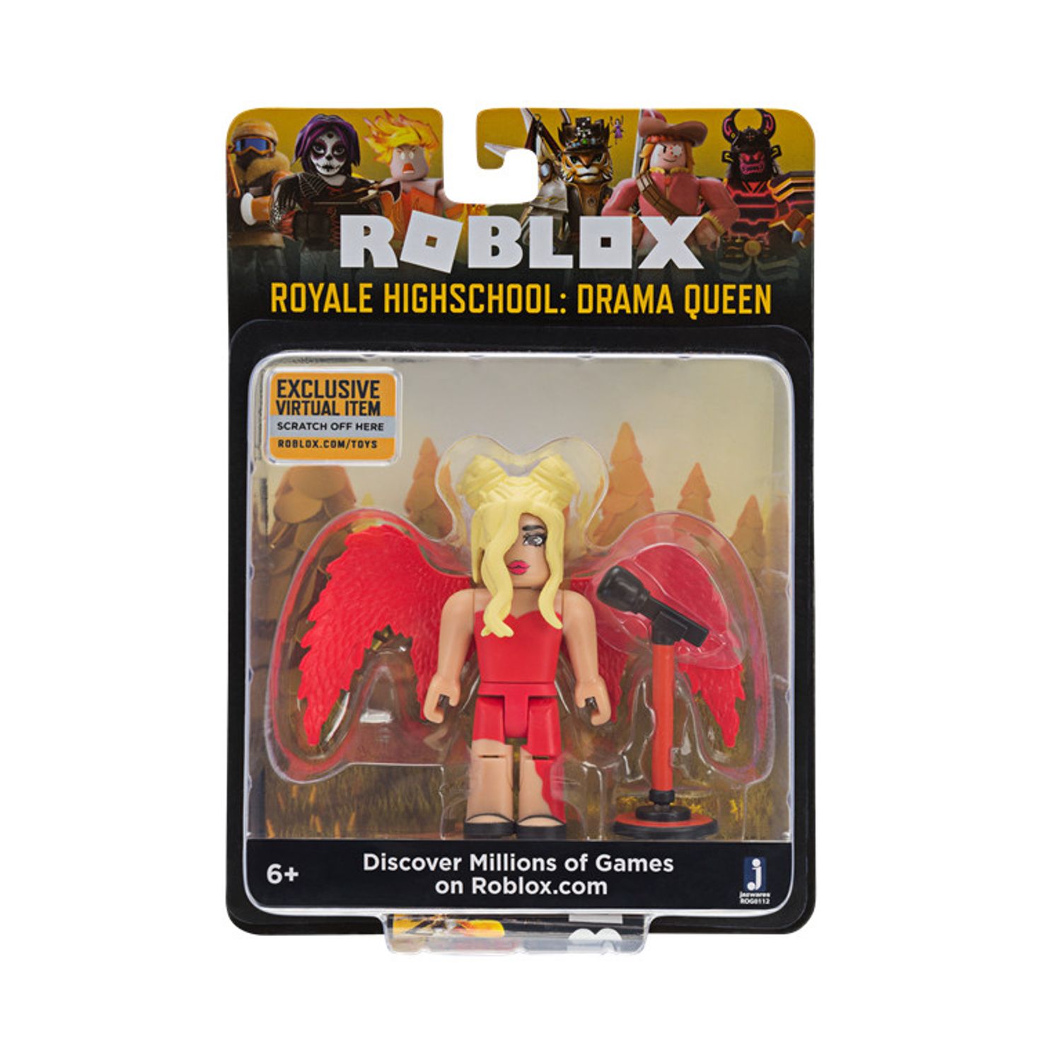 Figurina Roblox Celebrity 8 cm, model Royale Highschool Drama Queen fotografia produsului View 2 L