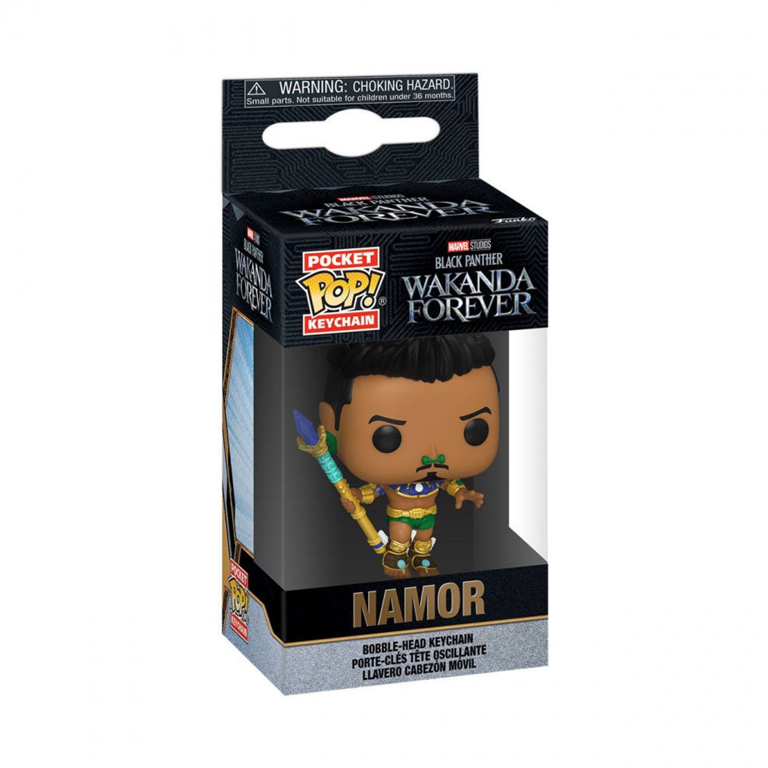 Breloc Funko Pocket POP! Black Panther: Wakanda Forever, Namor, 4 cm fotografia produsului View 2 L