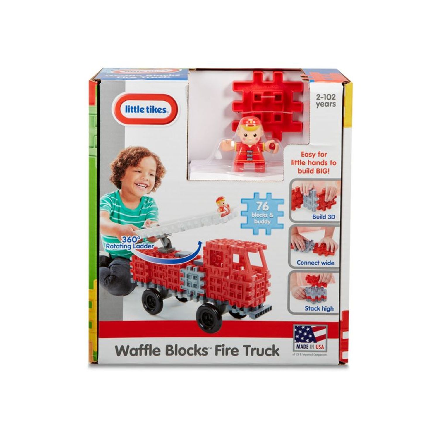 Little Tikes Blocuri De Constructie - Masina De Pompieri fotografia produsului View 2 L