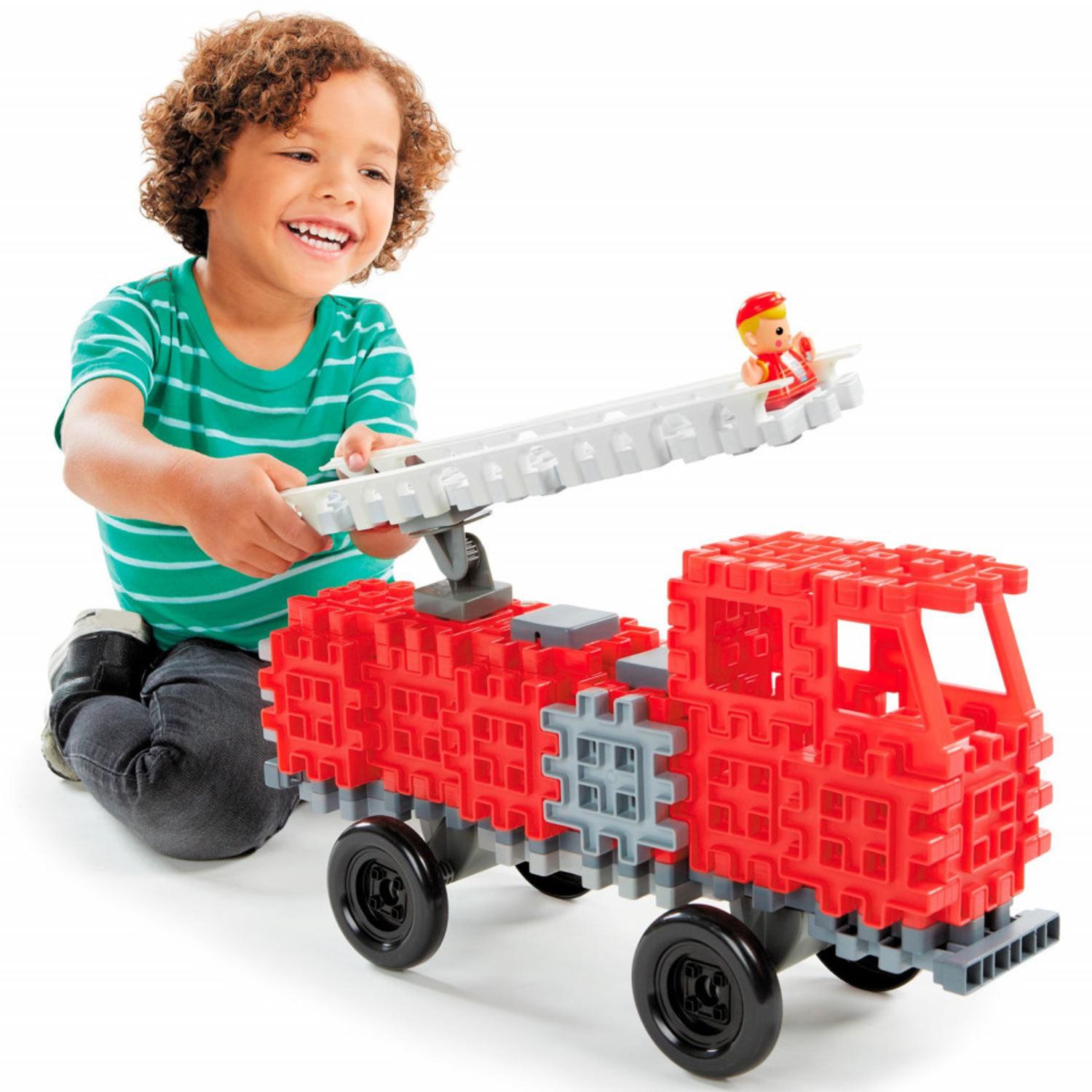 Little Tikes Blocuri De Constructie - Masina De Pompieri fotografia produsului