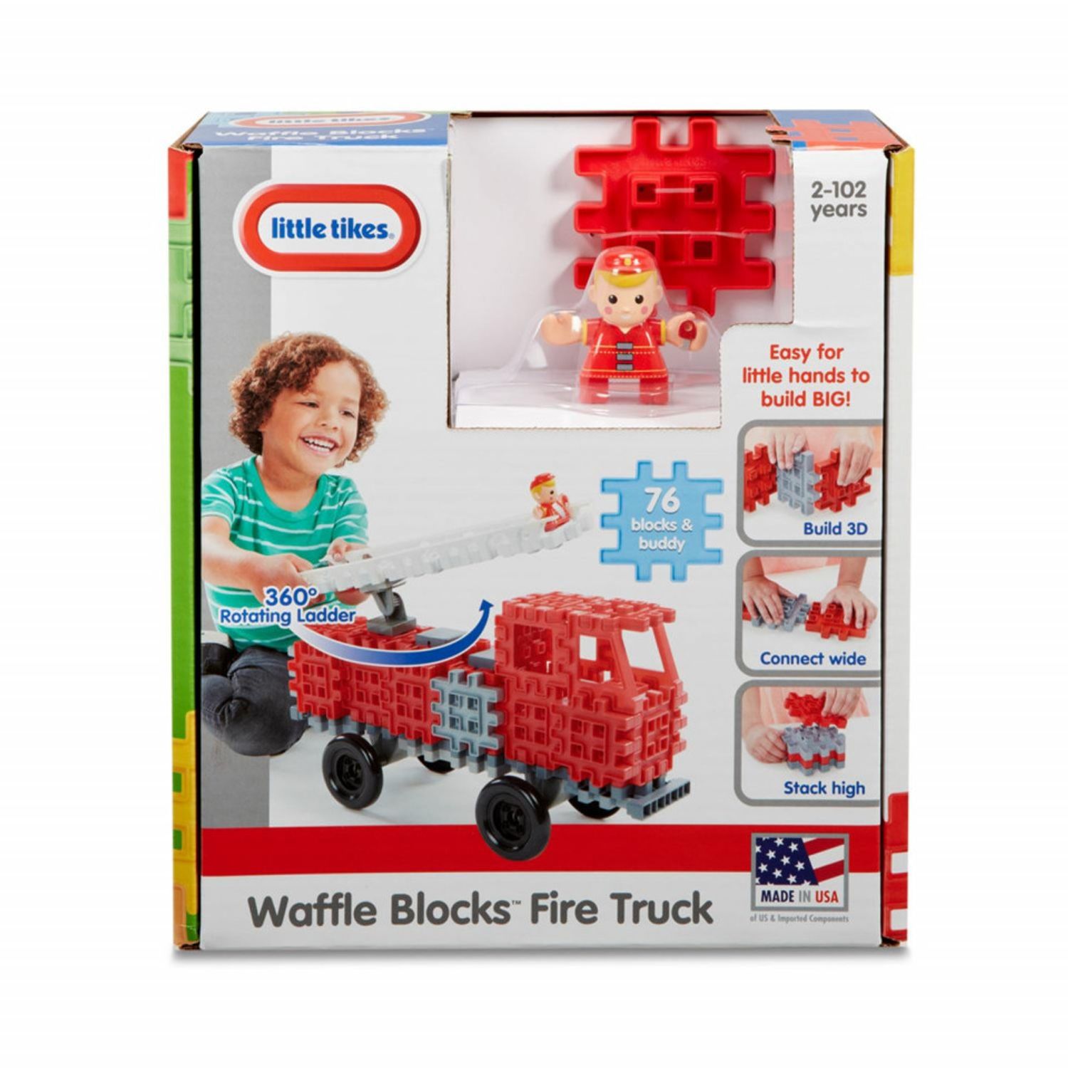 Little Tikes Blocuri De Constructie - Masina De Pompieri fotografia produsului View 6 L