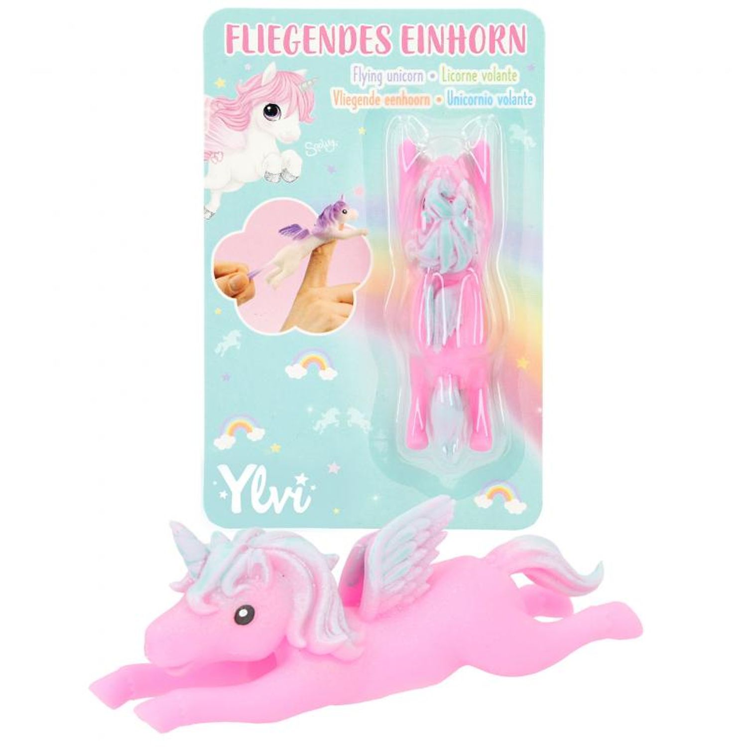 Unicorn zburator Ylvi fotografia produsului