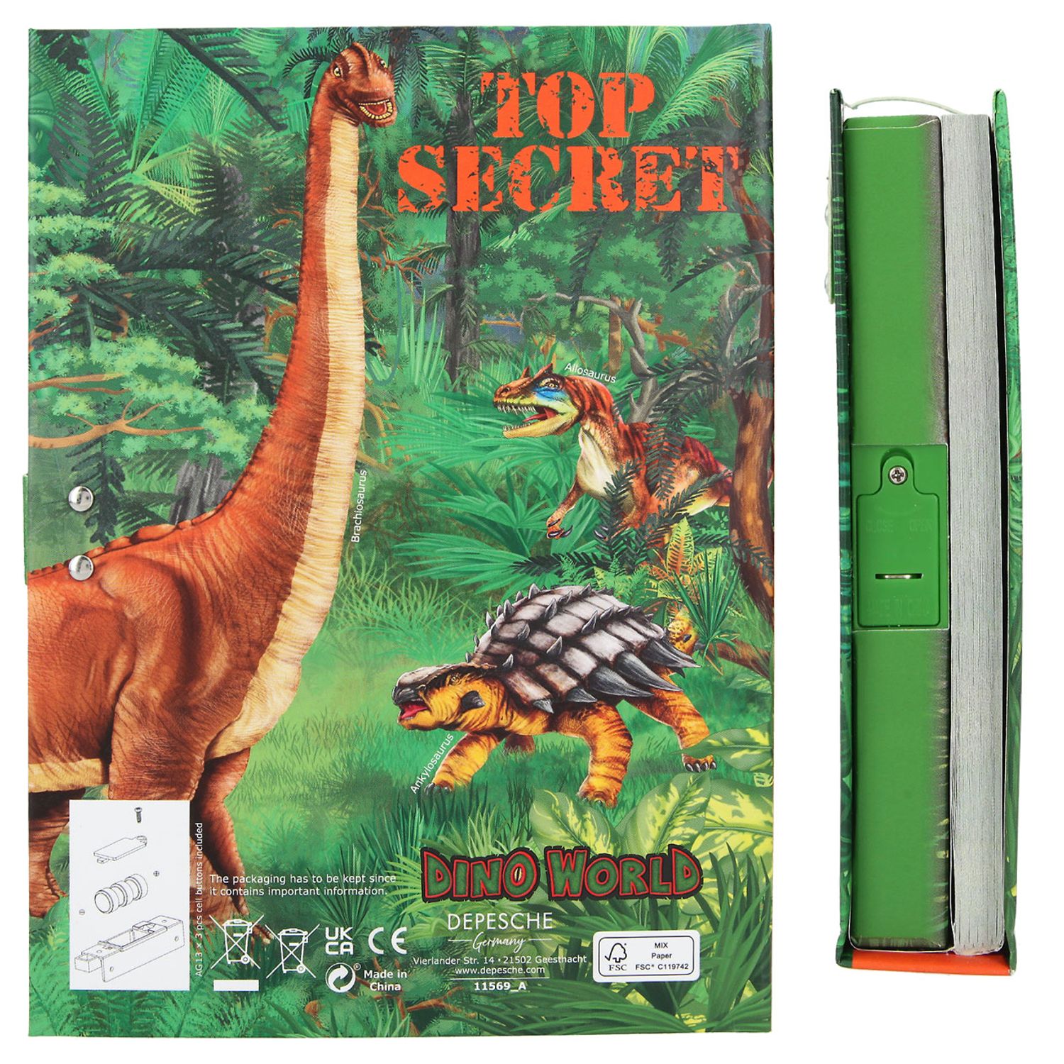 Jurnal cu cod si sunet Dino World fotografia produsului View 5 L