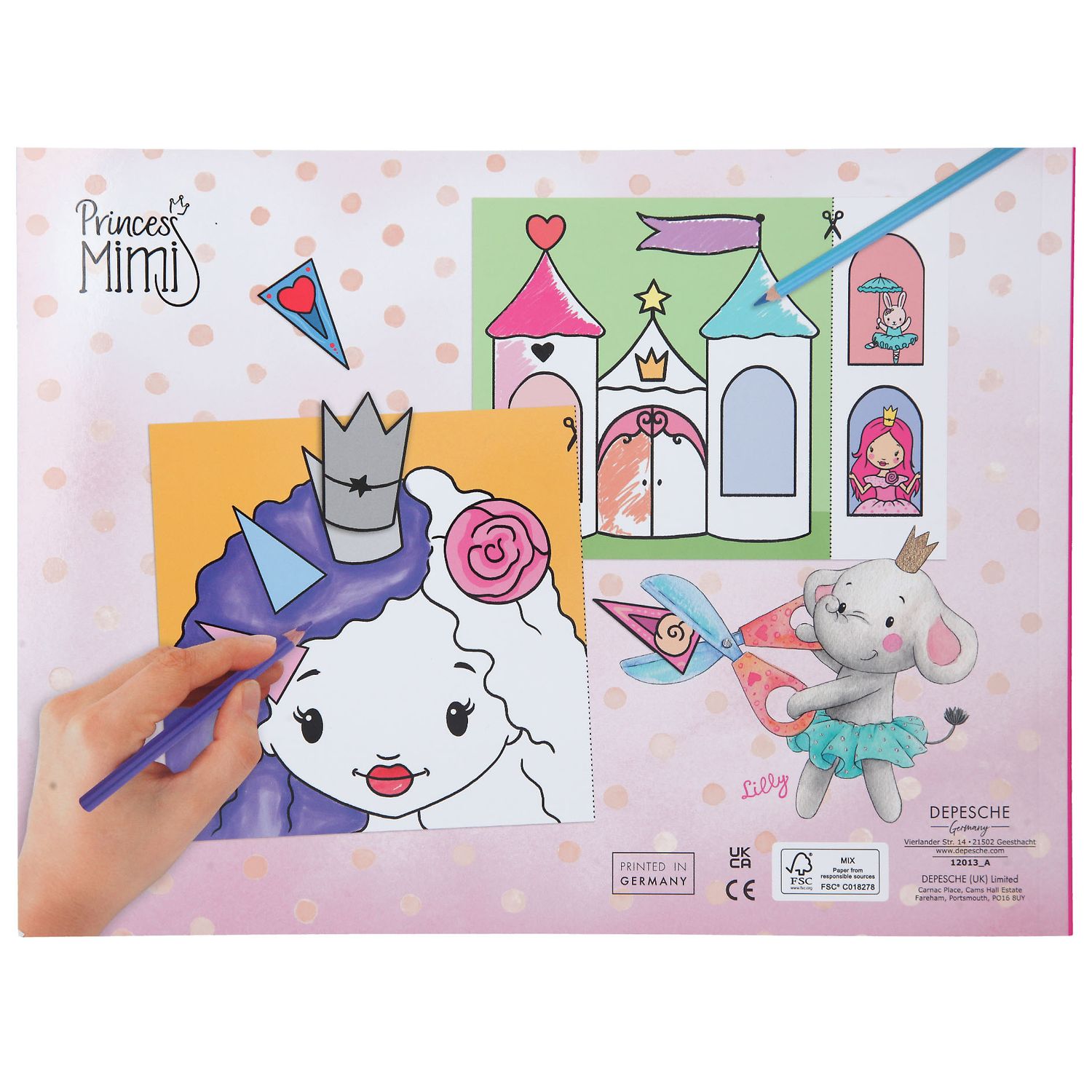 Carte de colorat Craft Princess Mimi fotografia produsului View 4 L