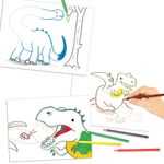 Carte de colorat Dot to Dot Dino World fotografia produsului View 5 S