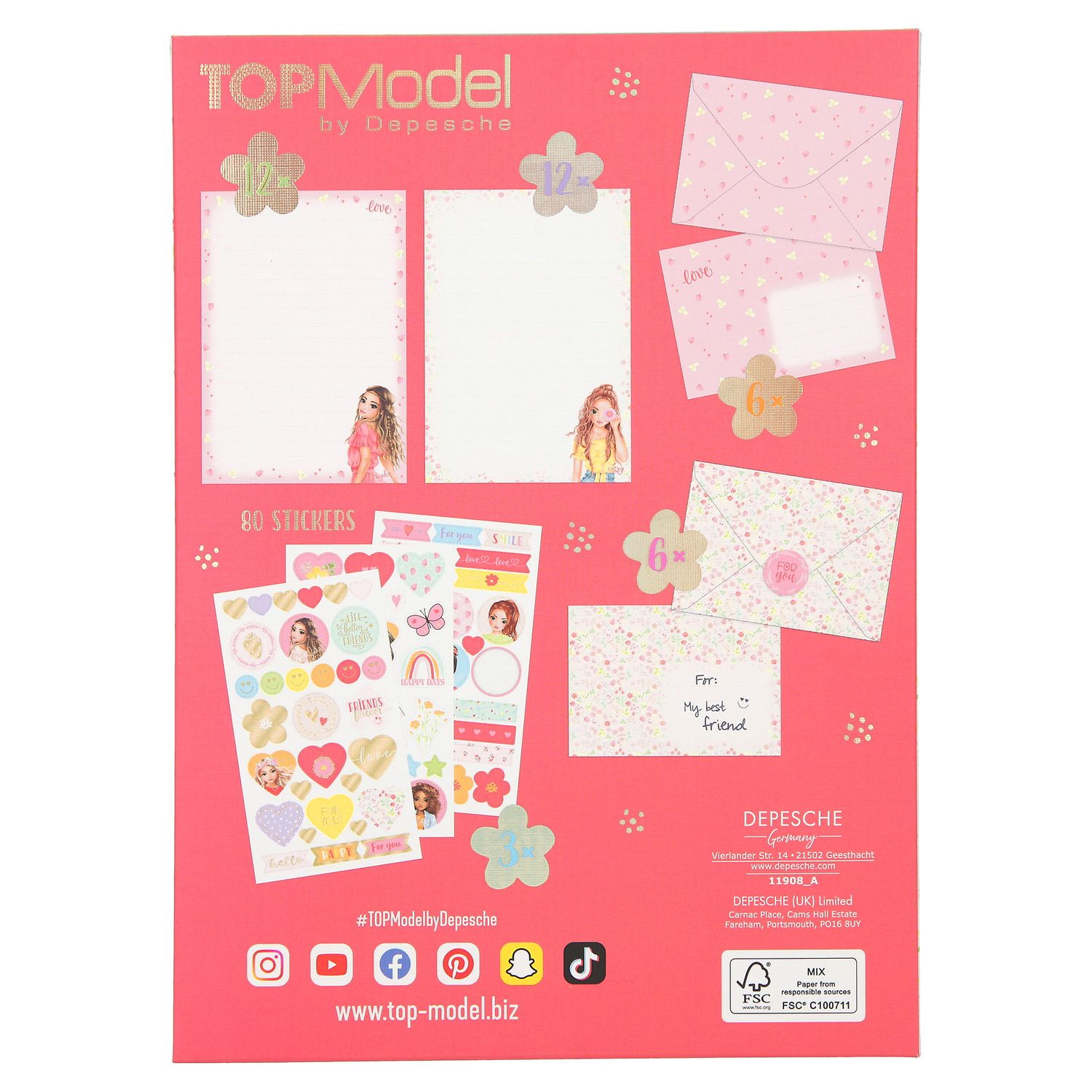 Set creativ Scrisori Flower Berry fotografia produsului View 5 L