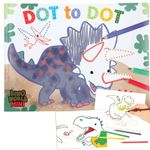 Carte de colorat Dot to Dot Dino World fotografia produsului