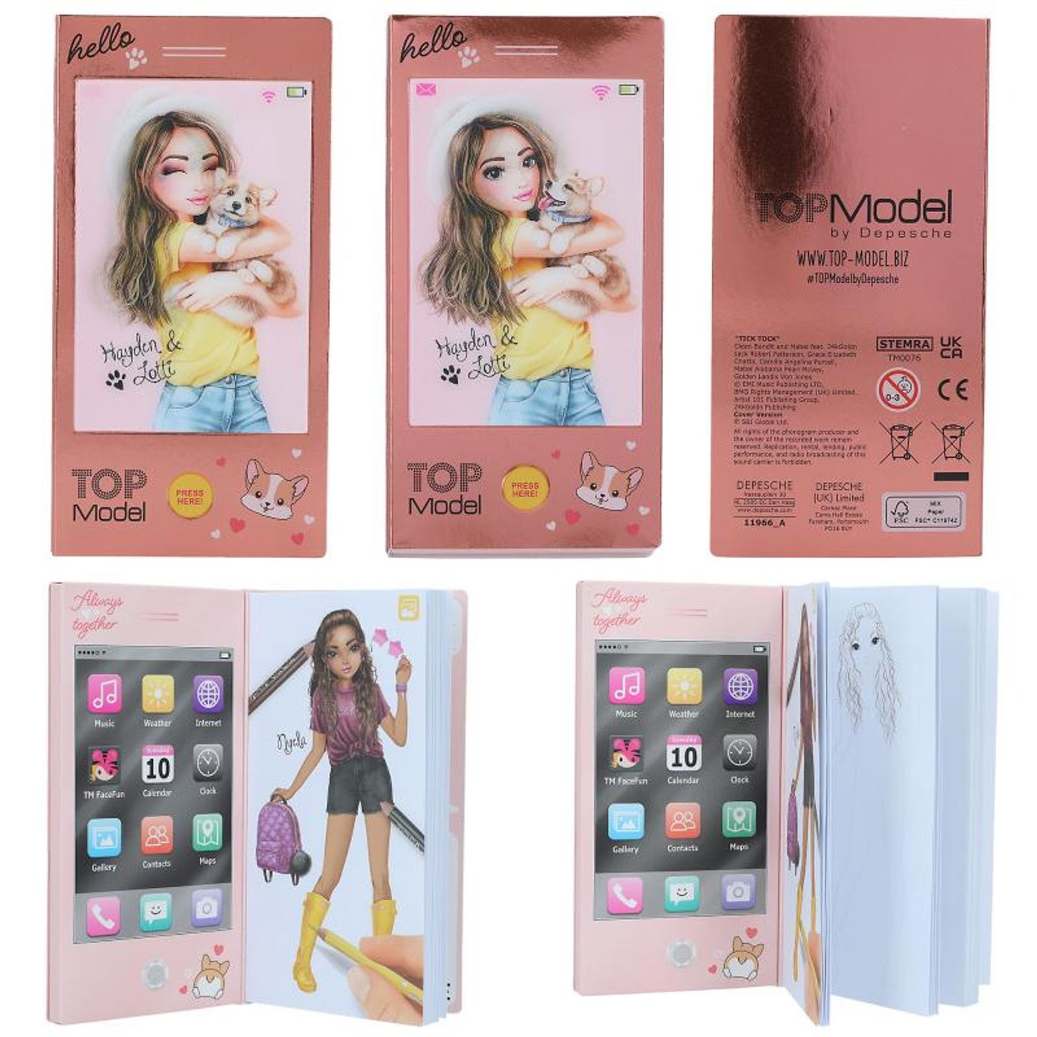 Carte mica cu sunet Top Model fotografia produsului View 2 L
