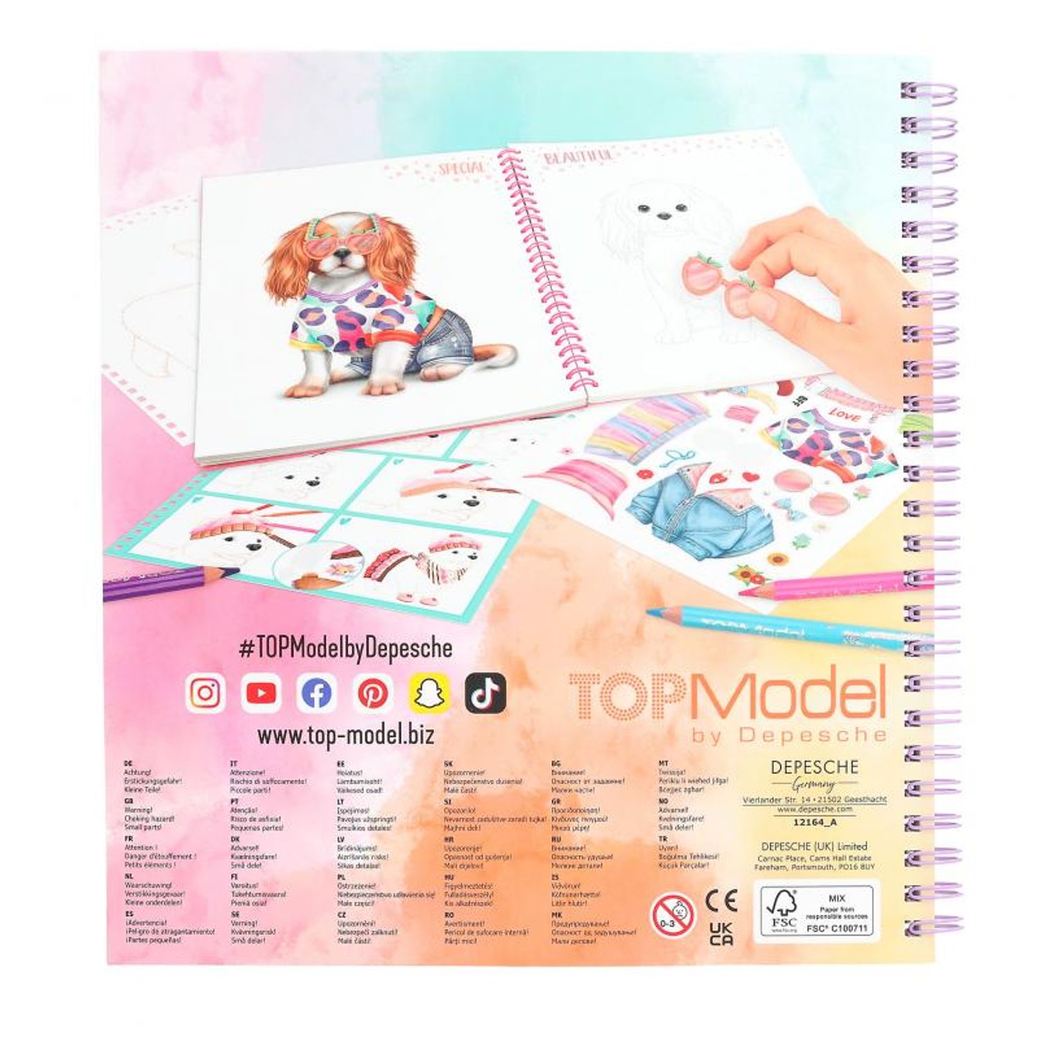 Carte Doggy Top Model fotografia produsului View 3 L